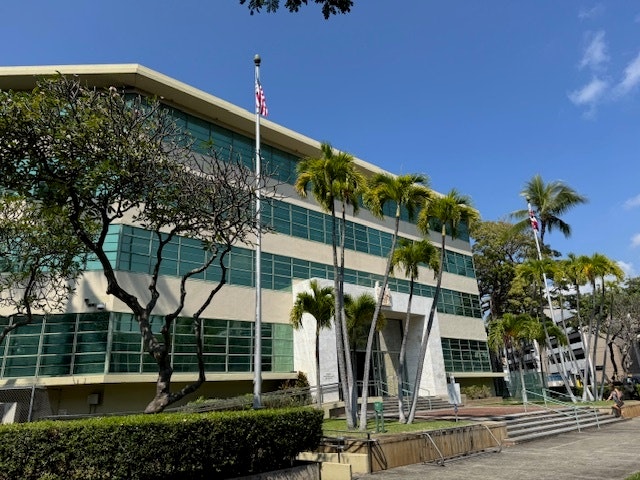 The Hawaii state Department of Education headquarters building.