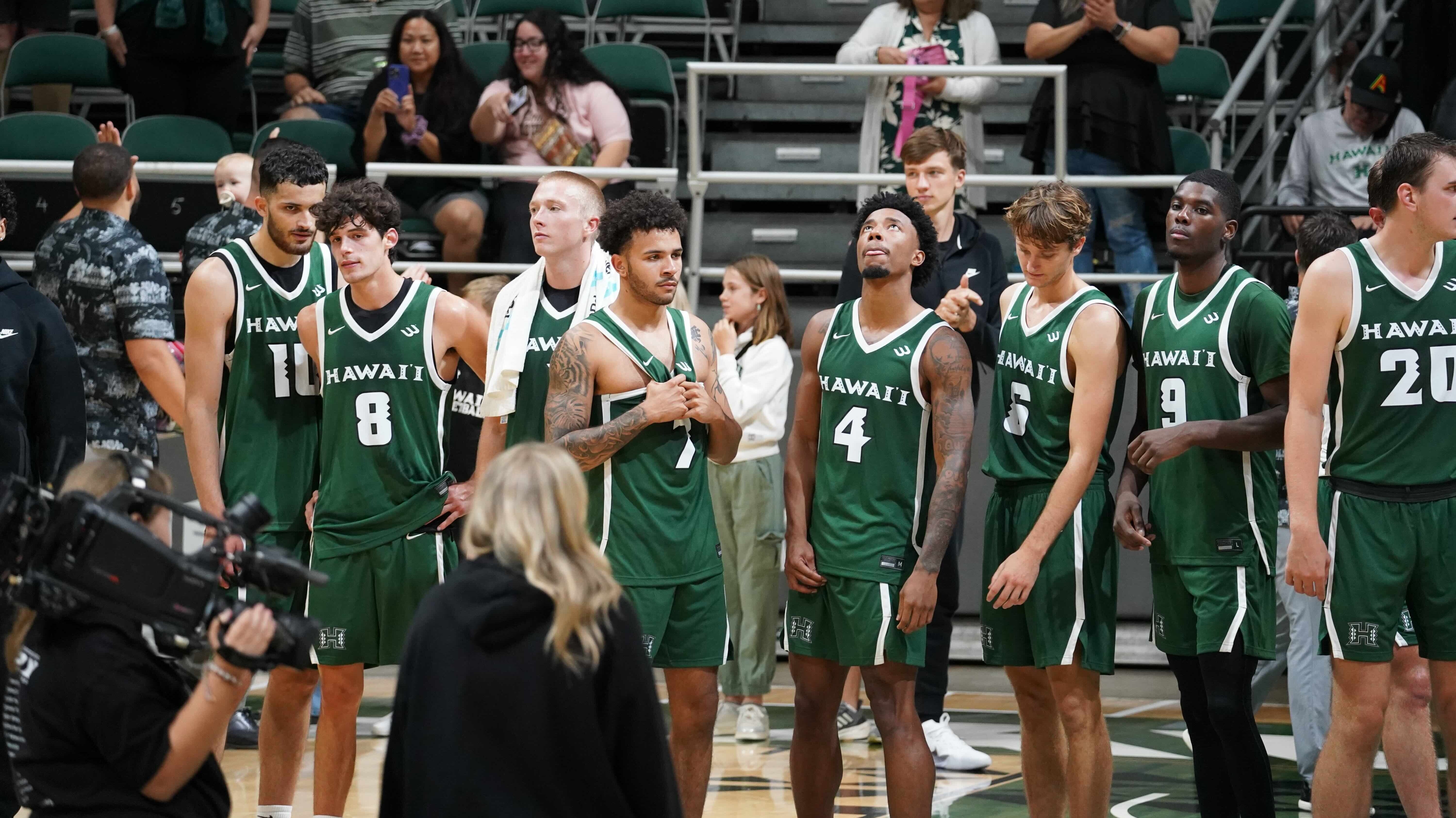 Hawaii mens basketball 110425