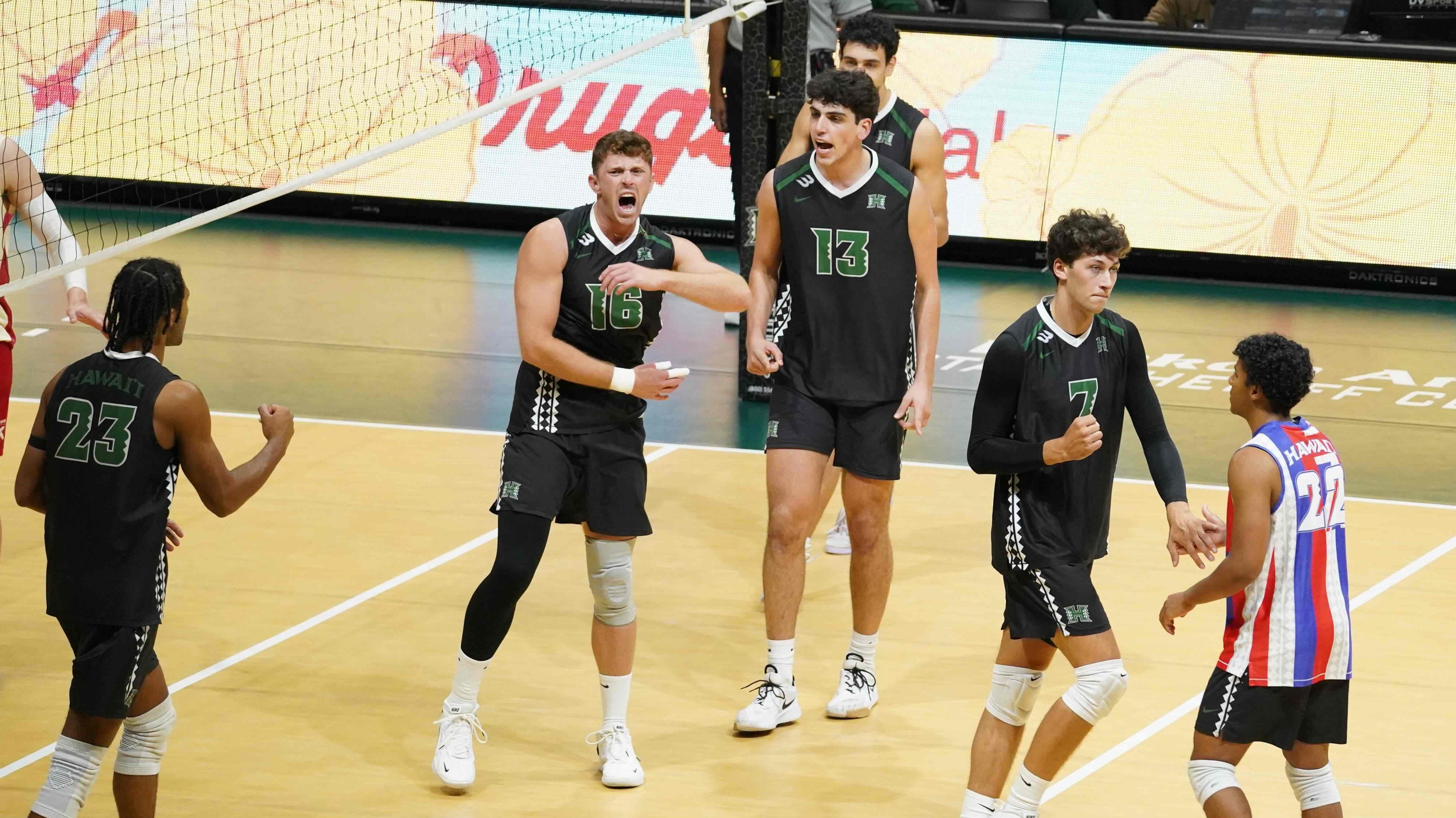 Hawai‘i men's volleyball closes in on Big West regular season title