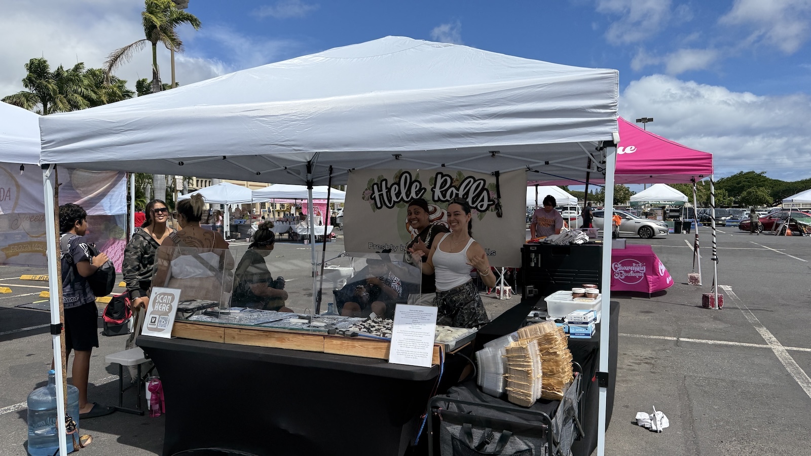 Hele Rolls booth