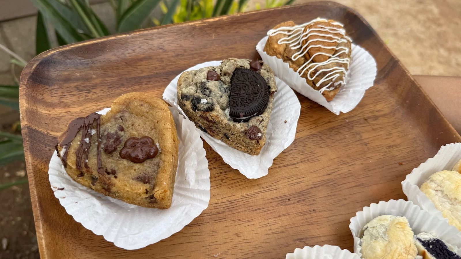 heart-shaped cookies