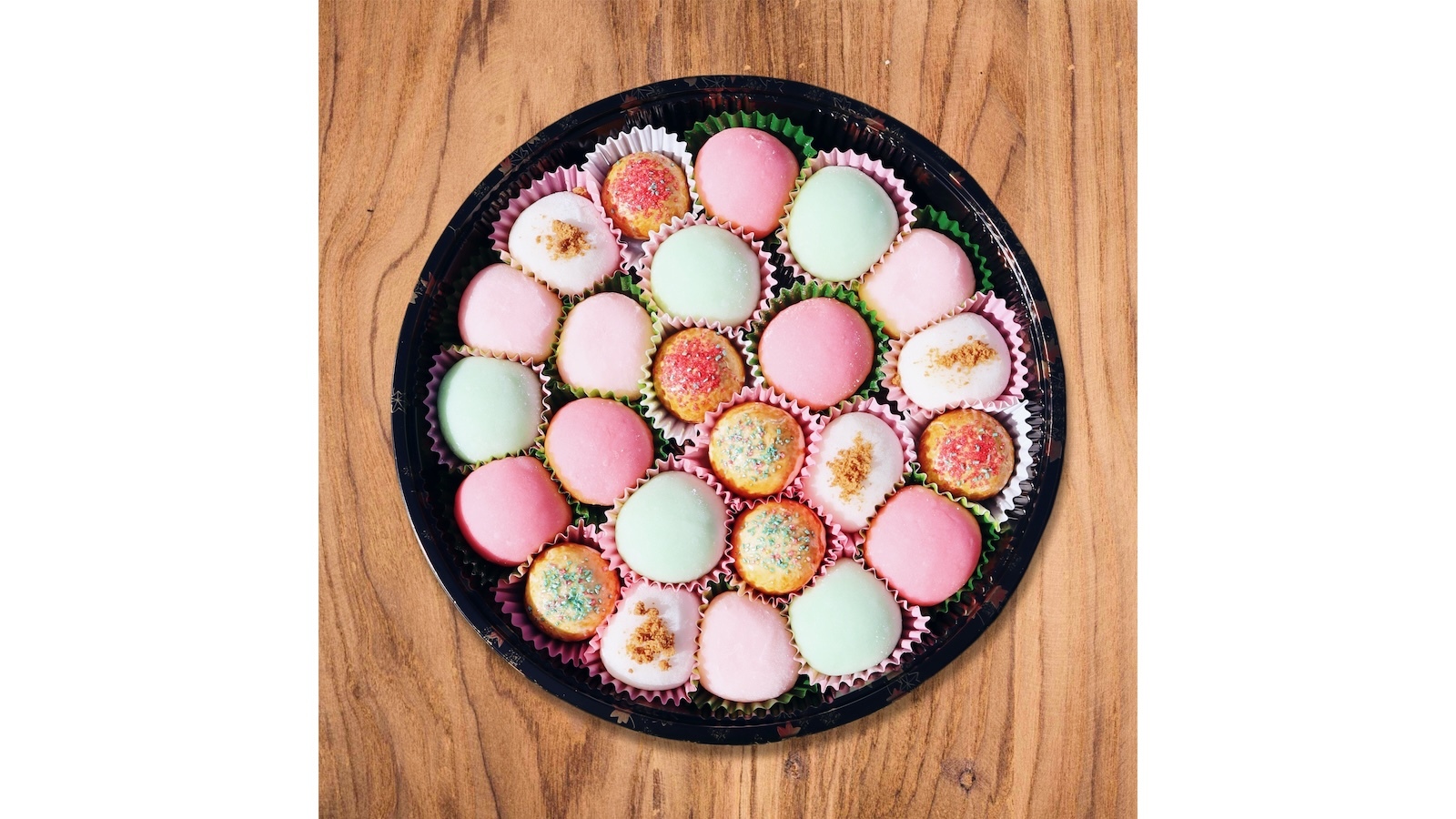 assorted mochi platter