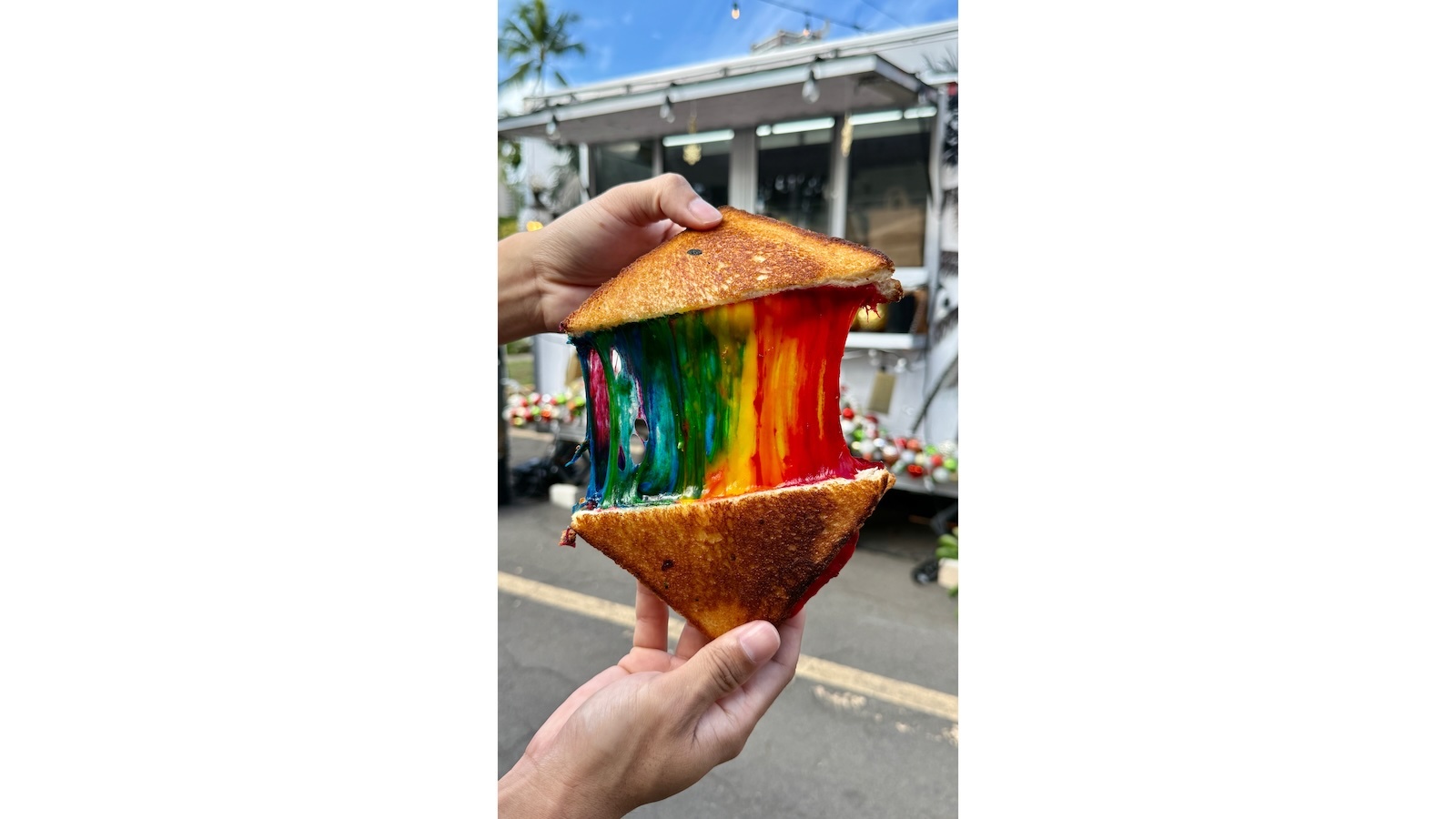 Da Aloha cheese sandwich