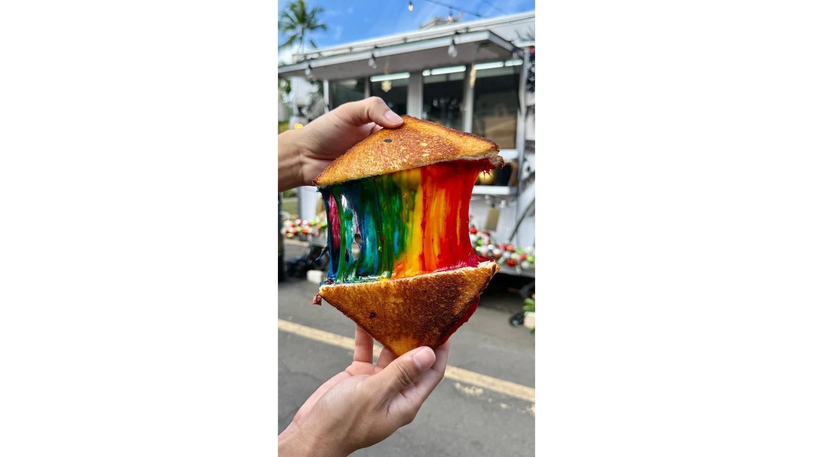 Da Aloha cheese sandwich