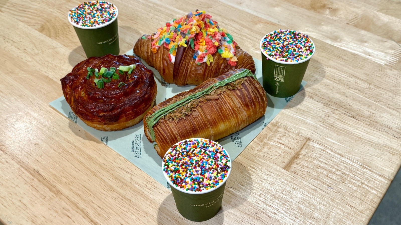 Honolulu Coffee Co.’s Bakery on King store is giving out free dot cakes