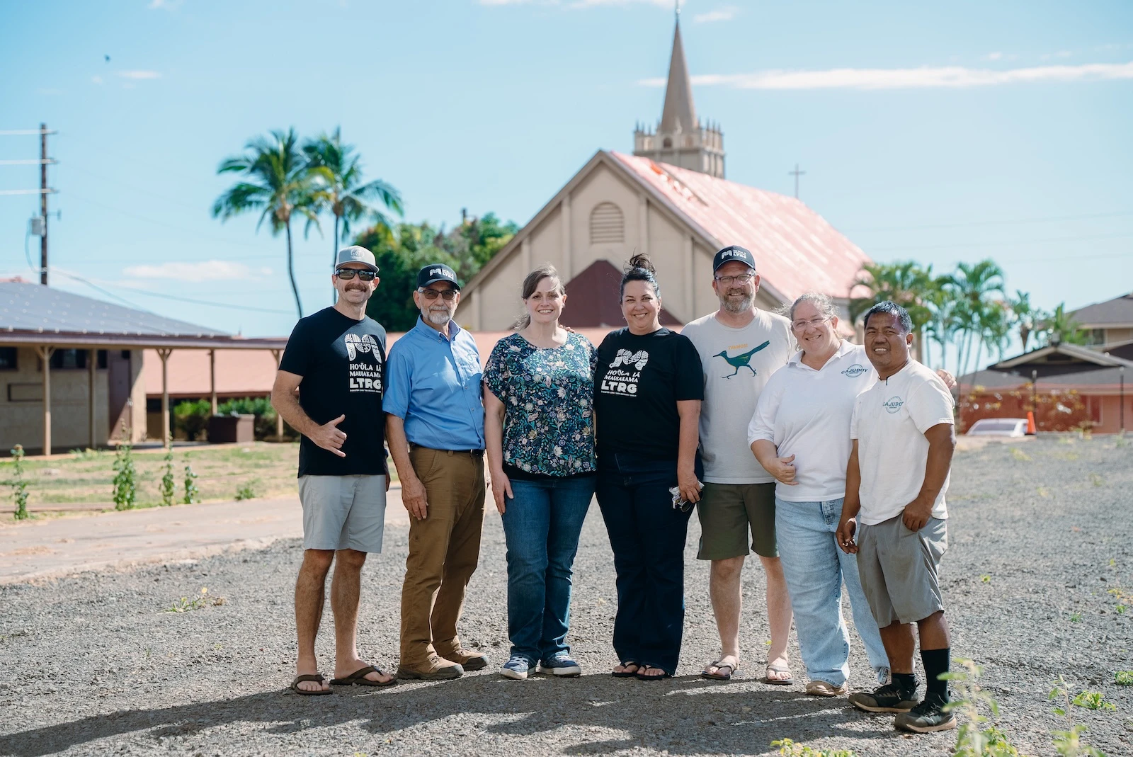 Ho‘ōla iā Mauiakama Long Term Recovery Group team and Mennonites pictured in Lahaina.