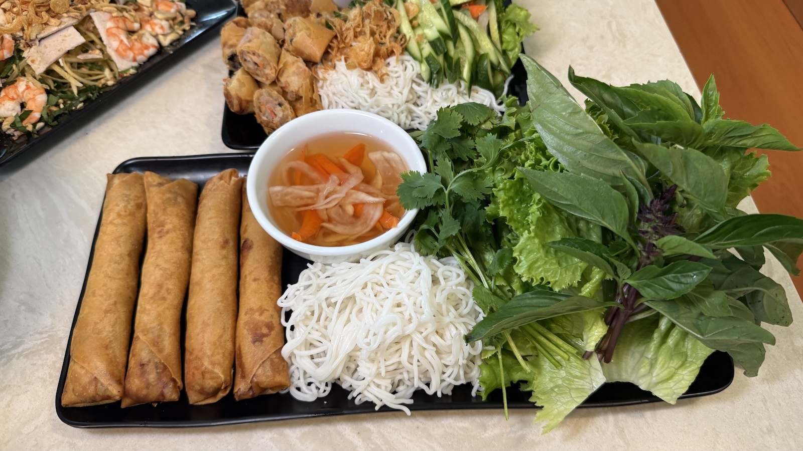 spring roll platter