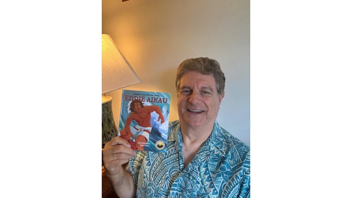 How to meet David Del Rocco, who writes biographies for Hawai'i keiki