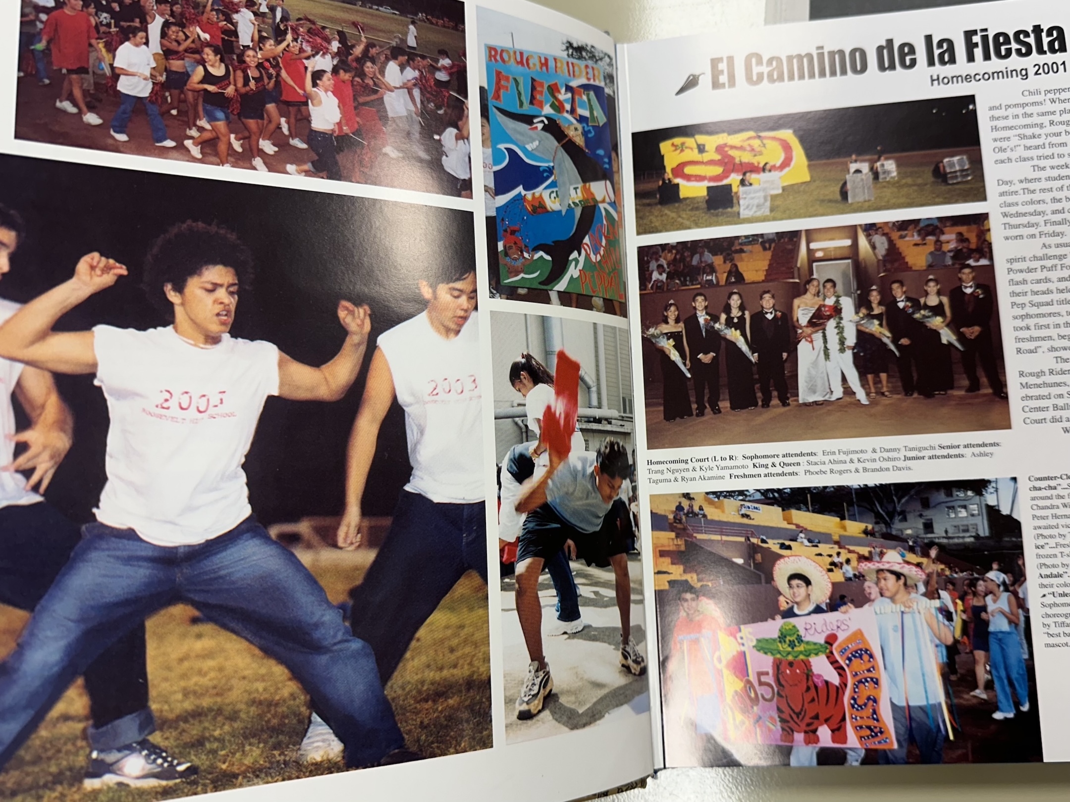 Peter Hernandez, now Bruno Mars,  was dancing even in high school. He led the Boys Pep Squad to victory as a junior at Roosevelt High School.