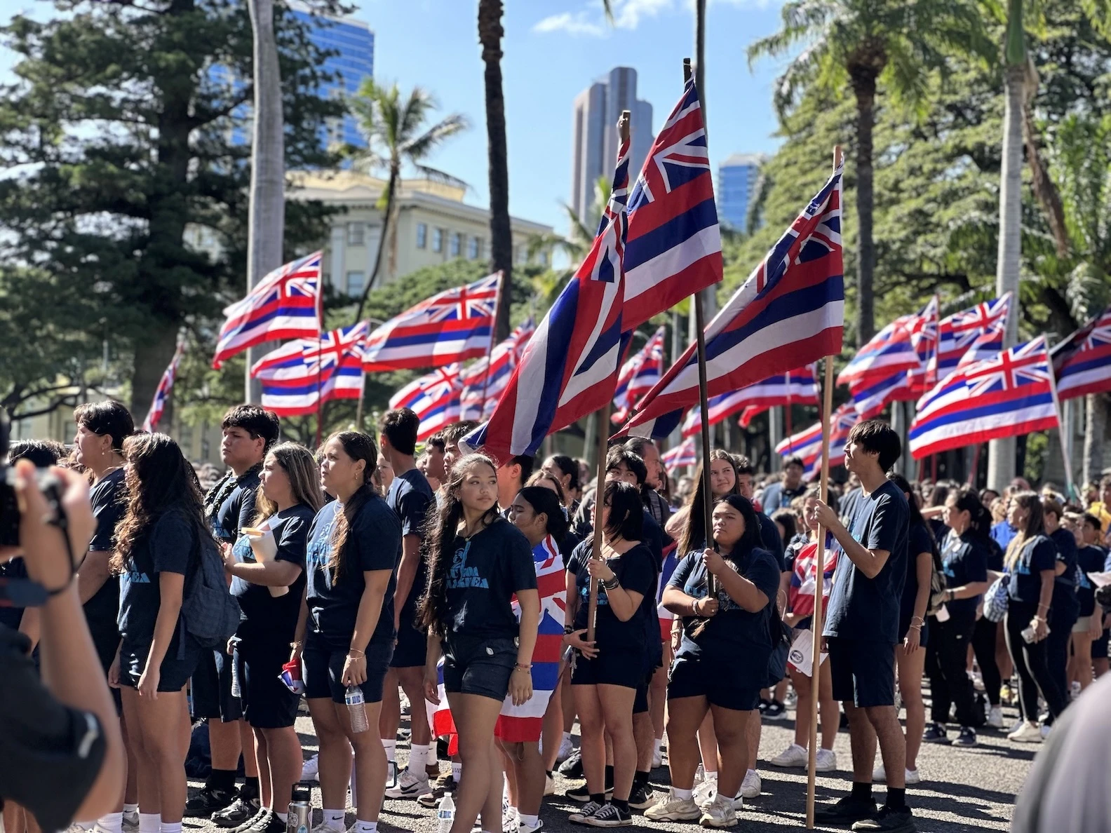 The ʻOnipaʻa Peace March took place on Friday, Jan. 16.