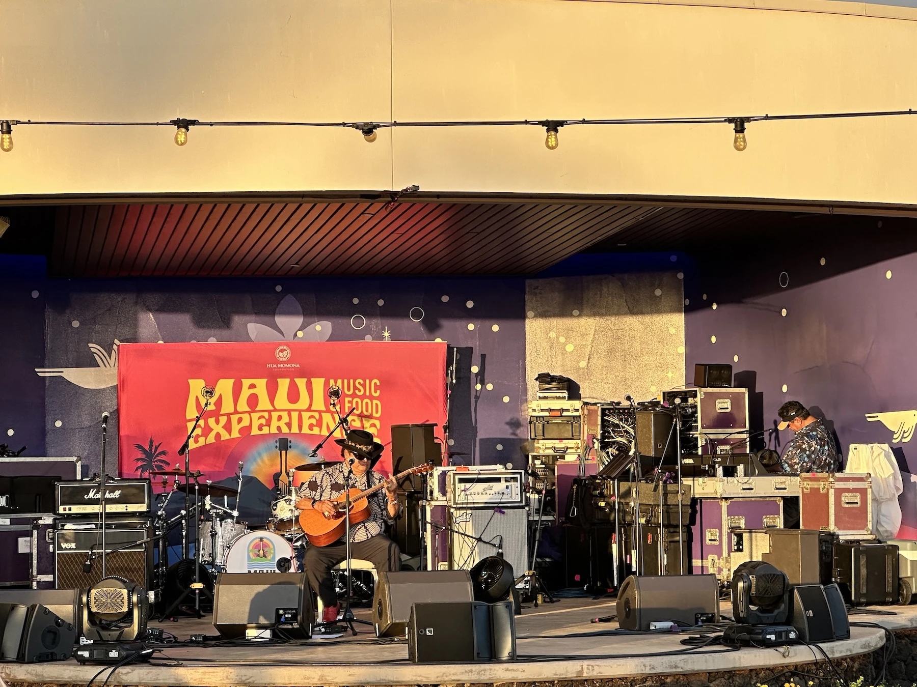 Ledward Kaapana will be a featured performer at the 43rd Annual Hawaiian Slack Key Guitar Festival, Waikīkī Style, which benefits the Waikīkī Aquarium. He recently performed at the Maui Music & Food Experience.