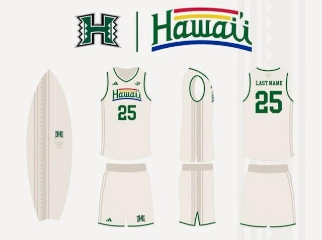 Isaac Dagget's winning design (courtesy Hawaii Athletics).