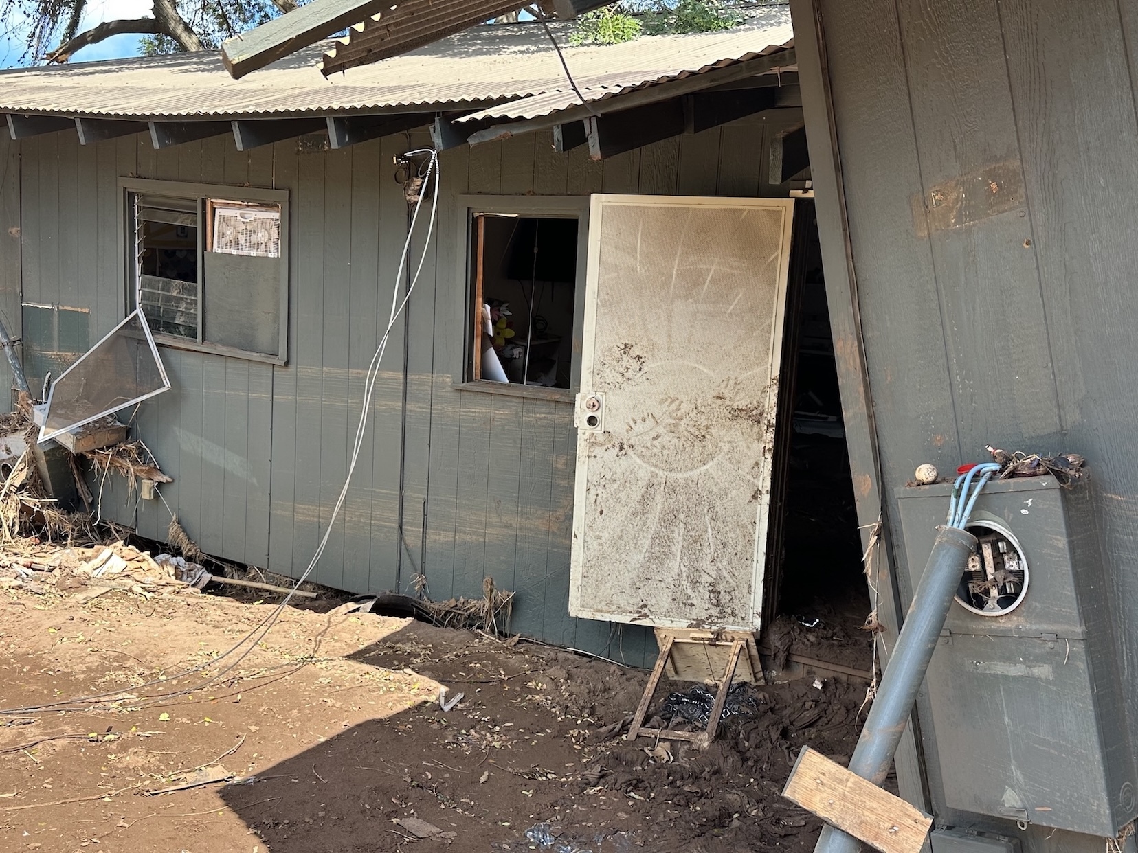Houses like this one are part of Otake Camp and were located along the Kaukonahua Stream.