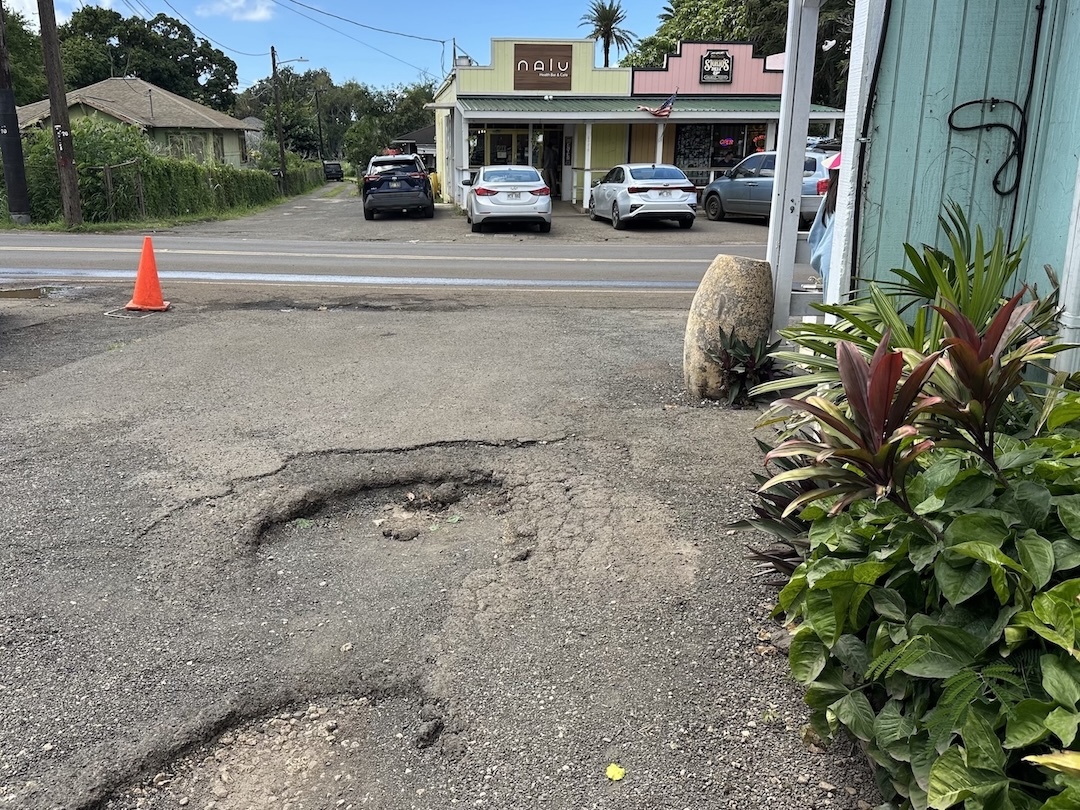 Potholes increased across Oʻahu after the back-to-back Kona low storms.