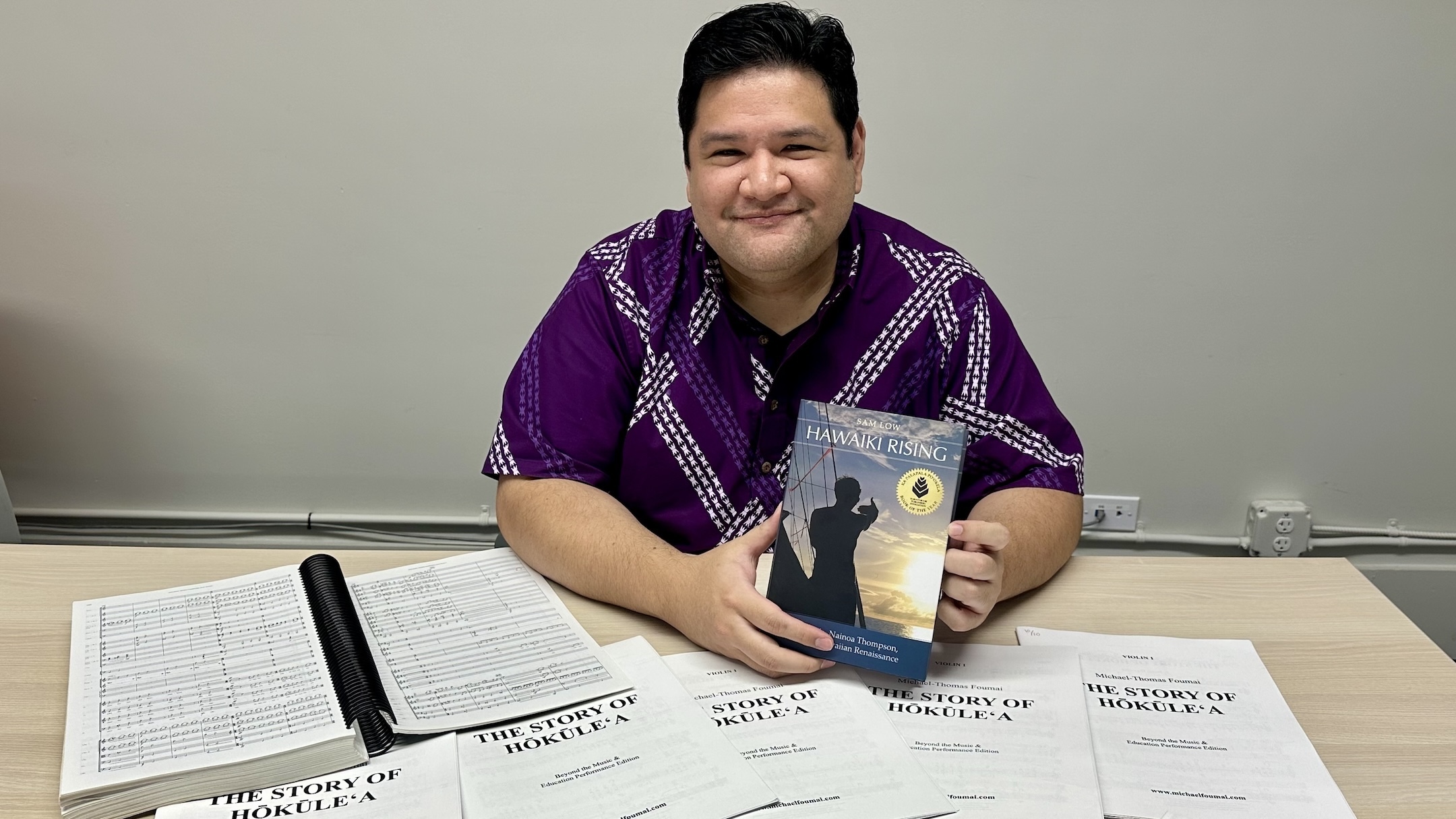 Michael-Thomas Foumai is the director of artistic engagement and the first composer in residence for the Hawaiʻi Symphony Orchestra.