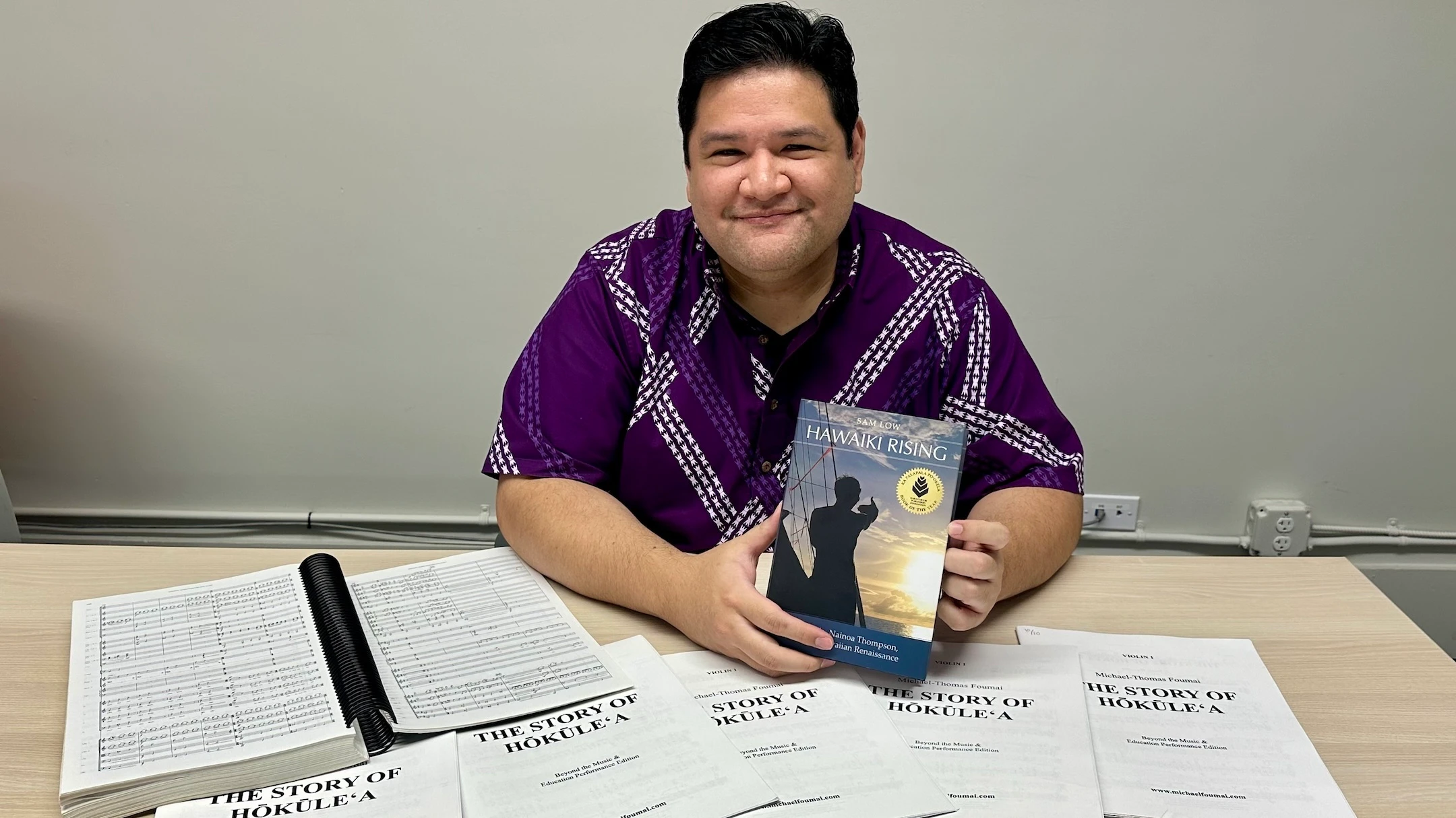 Michael-Thomas Foumai is the director of artistic engagement and the first composer in residence for the Hawaiʻi Symphony Orchestra.