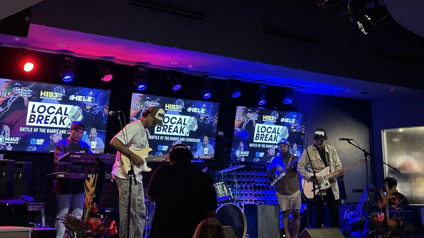 The Issentials won the fourth round of competition of HI93 FM Hawaiʻi’s Local Hits Battle of the Bands and Comedians on Sunday, Nov. 9.