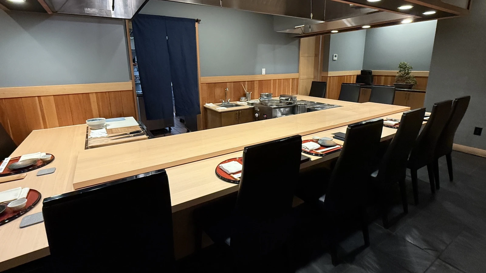 tempura counter
