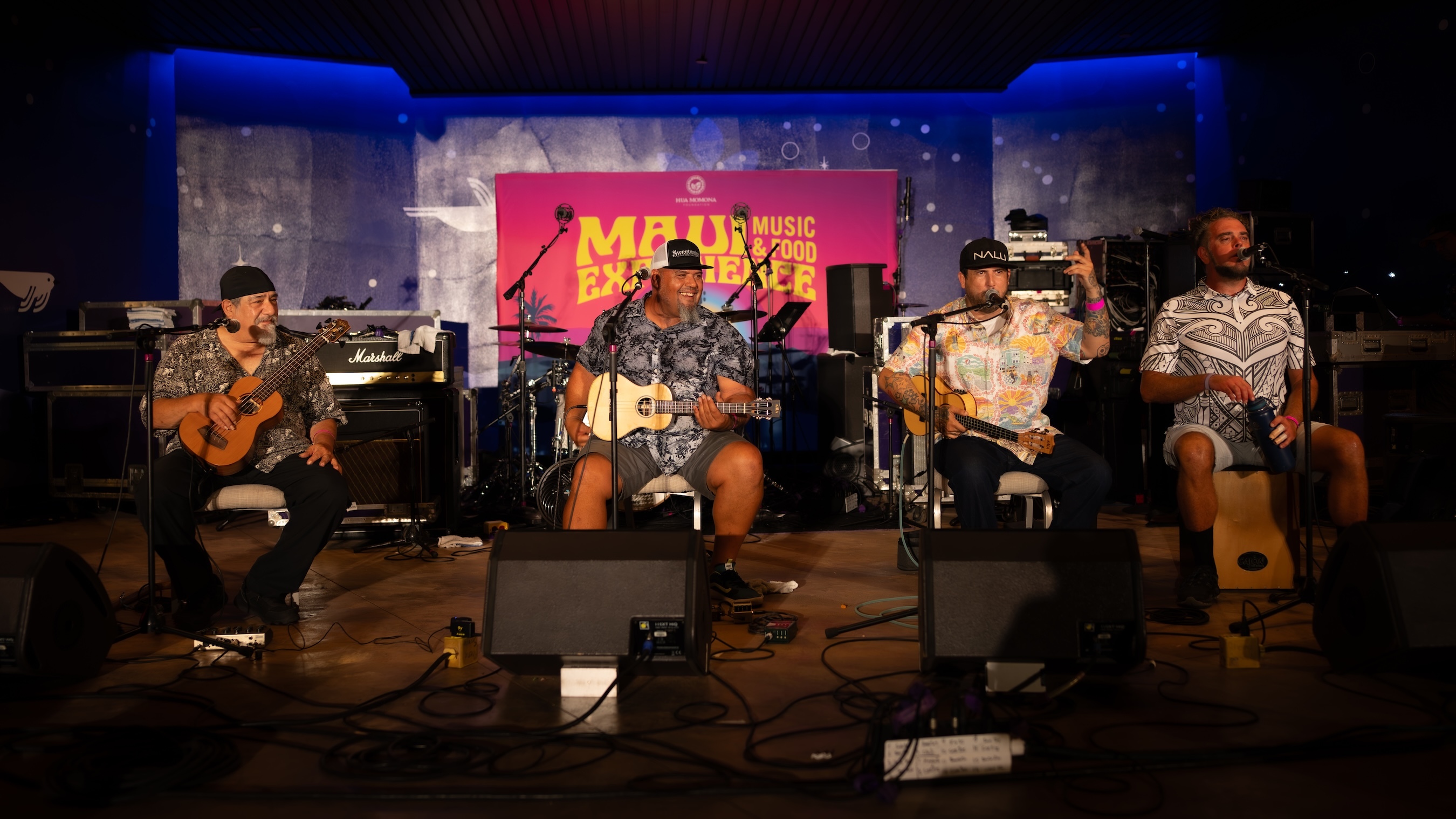 Kanekoa was one of the featured acts on Friday, Aug. 15, which was the first day of the Maui Music & Food Experience.