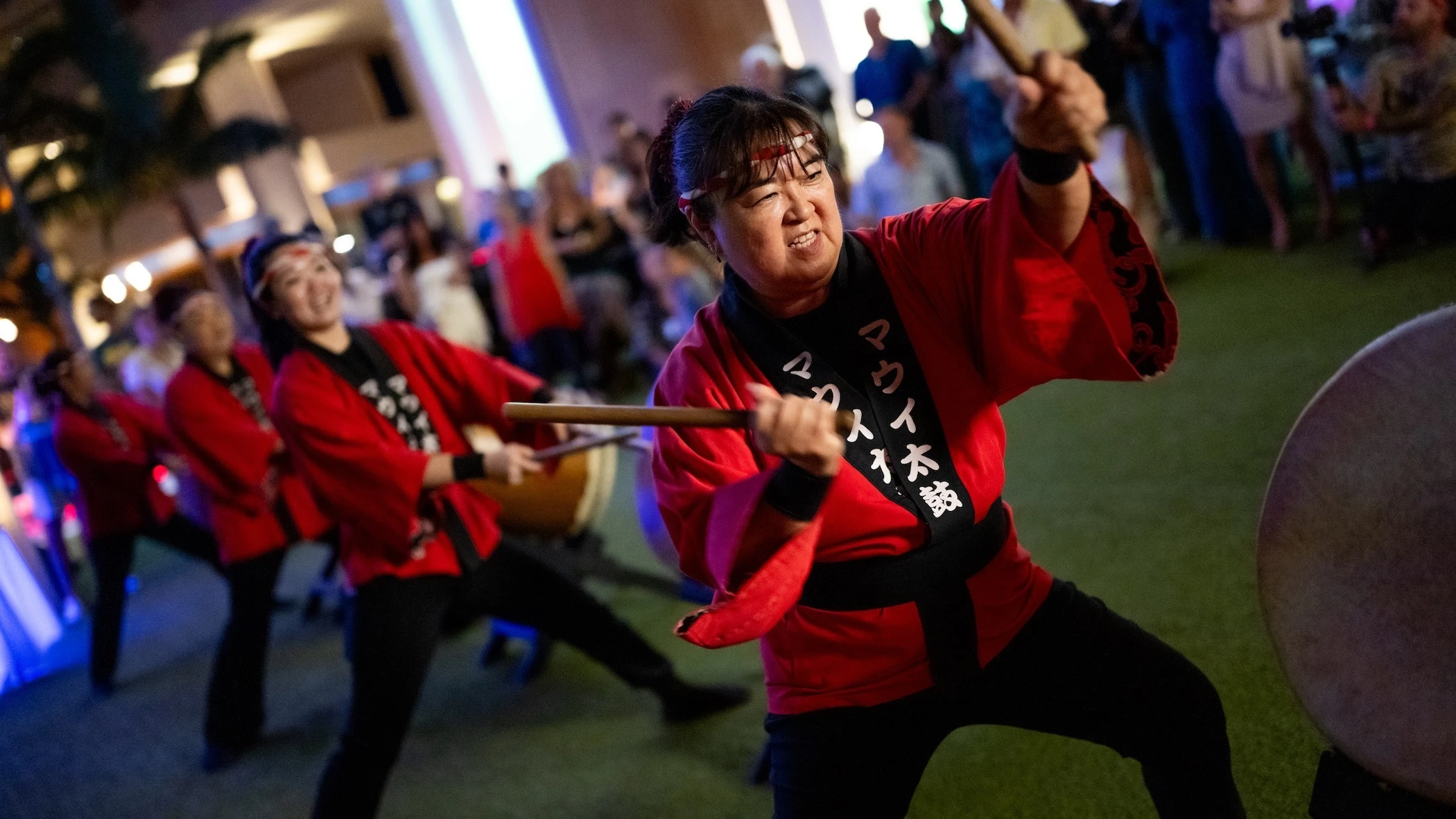 Maui Taiko was one of the groups performing at the Maui Music & Food Experience, which benefits the Lahaina rebuild and a music program for youth in West Maui.