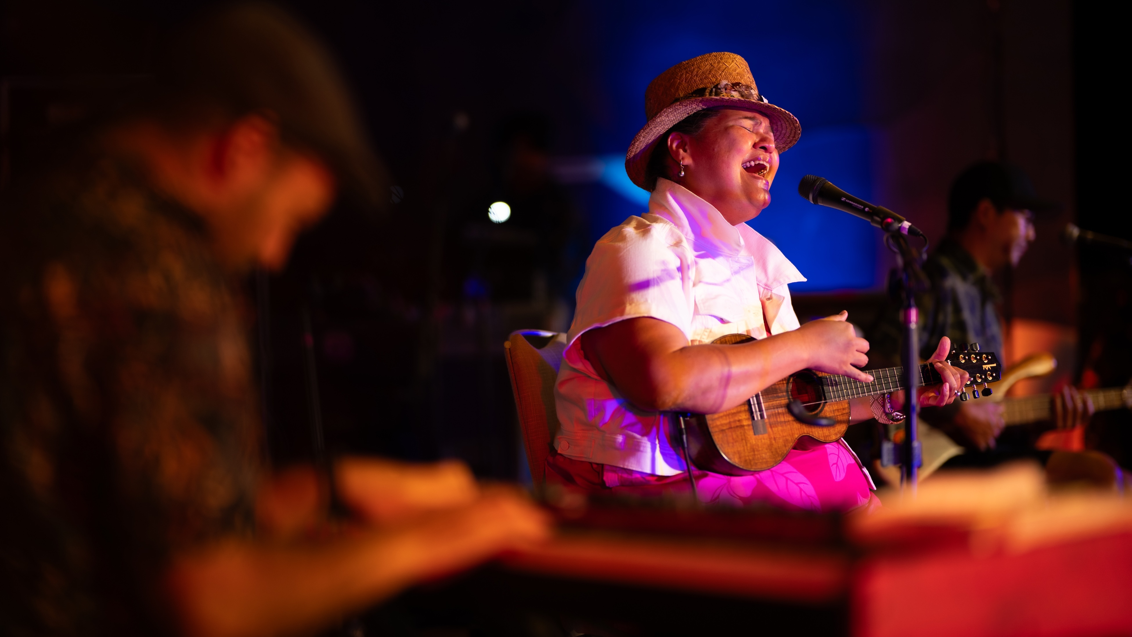 Paula Fuga performed "Too Hot Mama," among other songs, at the Maui Music & Food Experience on Friday, Aug. 15.