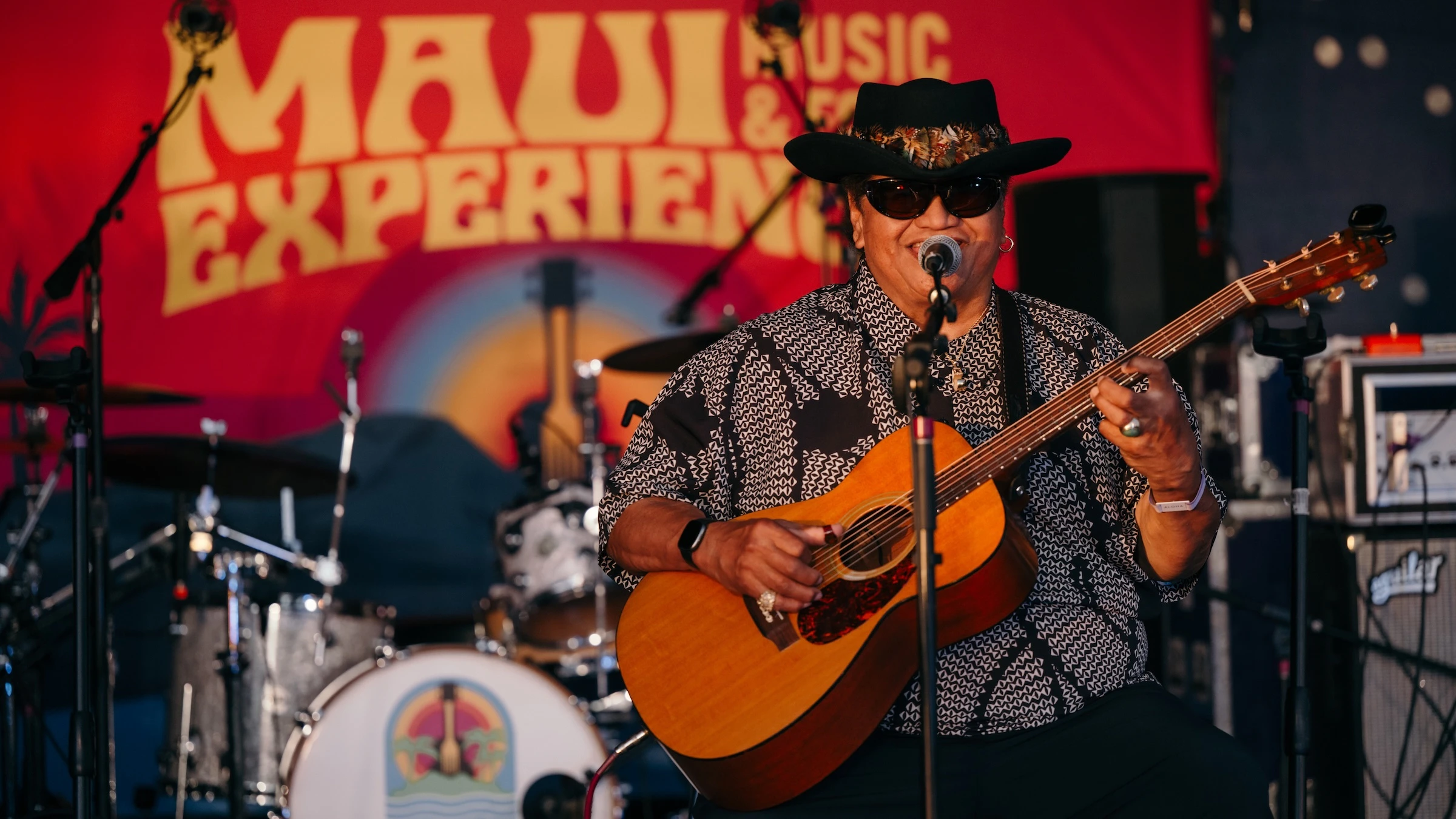 Ledward Kaapana grew up on Hawaiʻi Island. On Aug. 15, he performed at the Maui Music & Food Experience, a benefit to help Lahaina rebuild and to create a new music program for youth in West Maui.