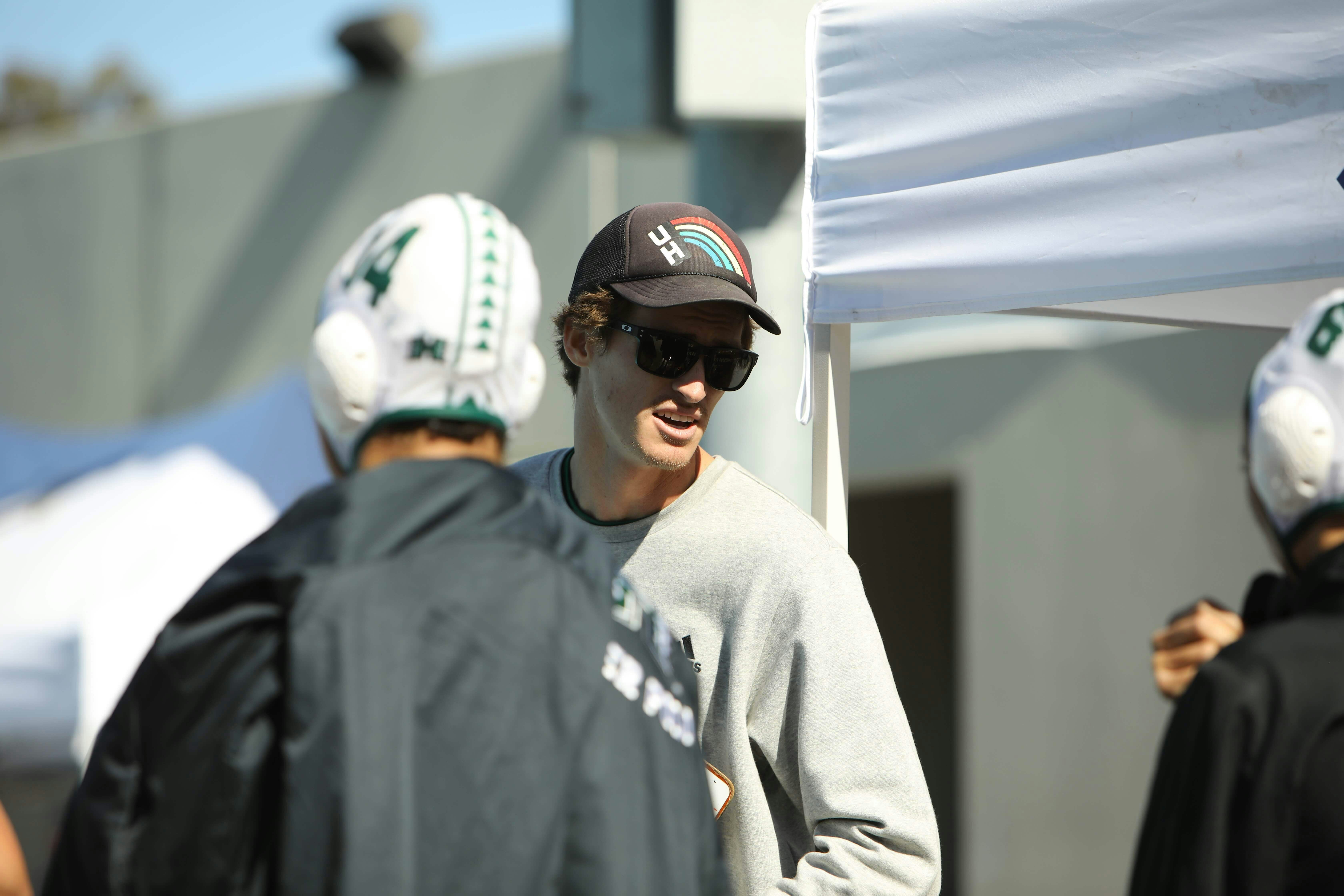 University of Hawai‘i water polo head coach James Robinson.