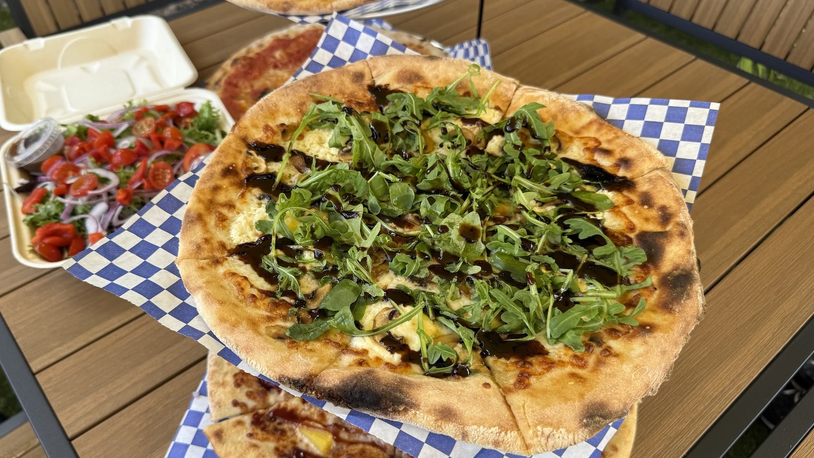 truffle mushroom pizza