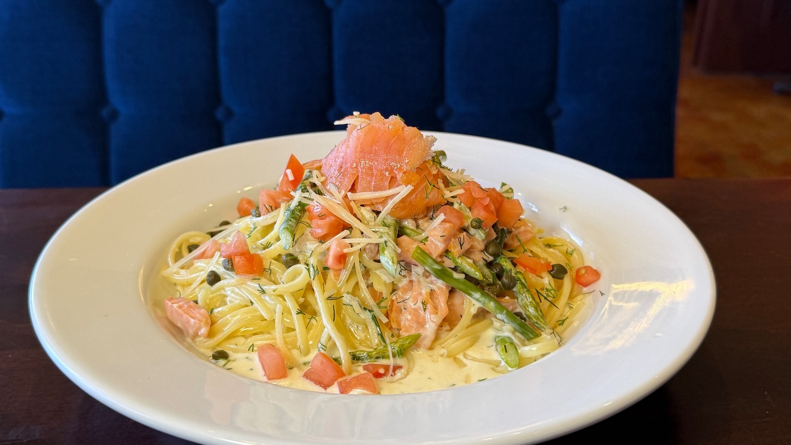 salmon pasta
