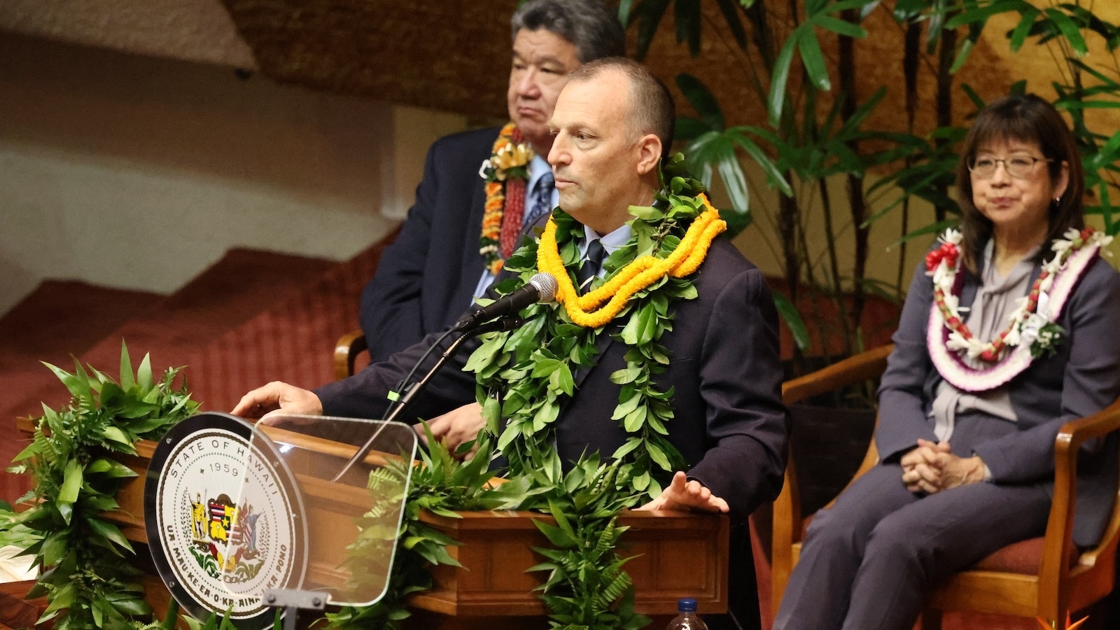 Gov. Josh Green delivered the State of the State address before lawmakers and leaders on Jan. 21.