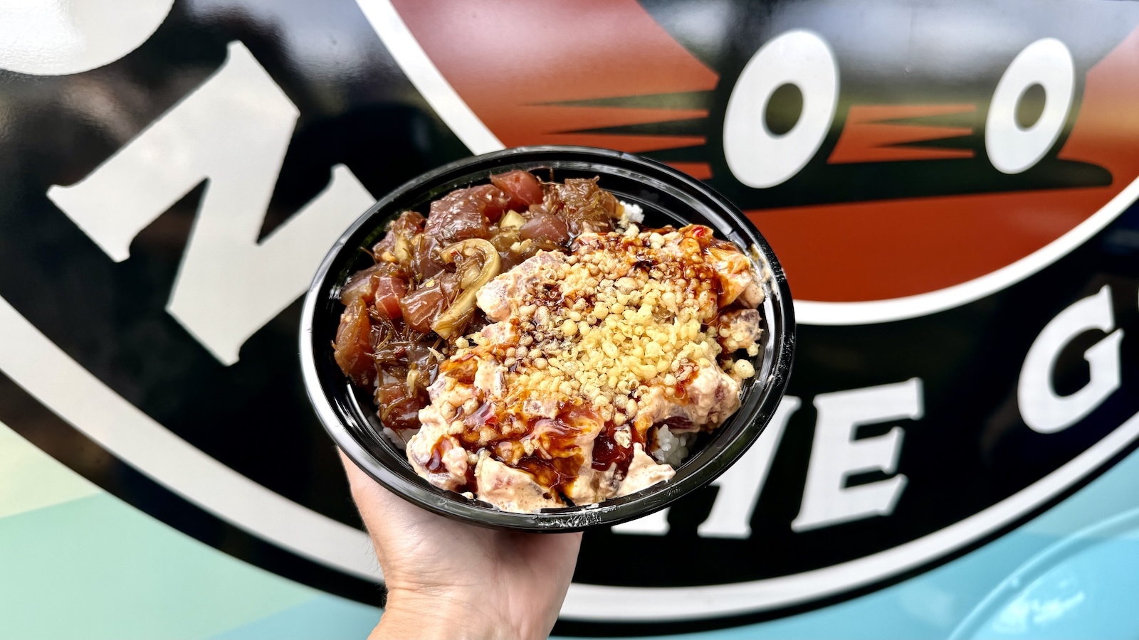two-choice poke bowl