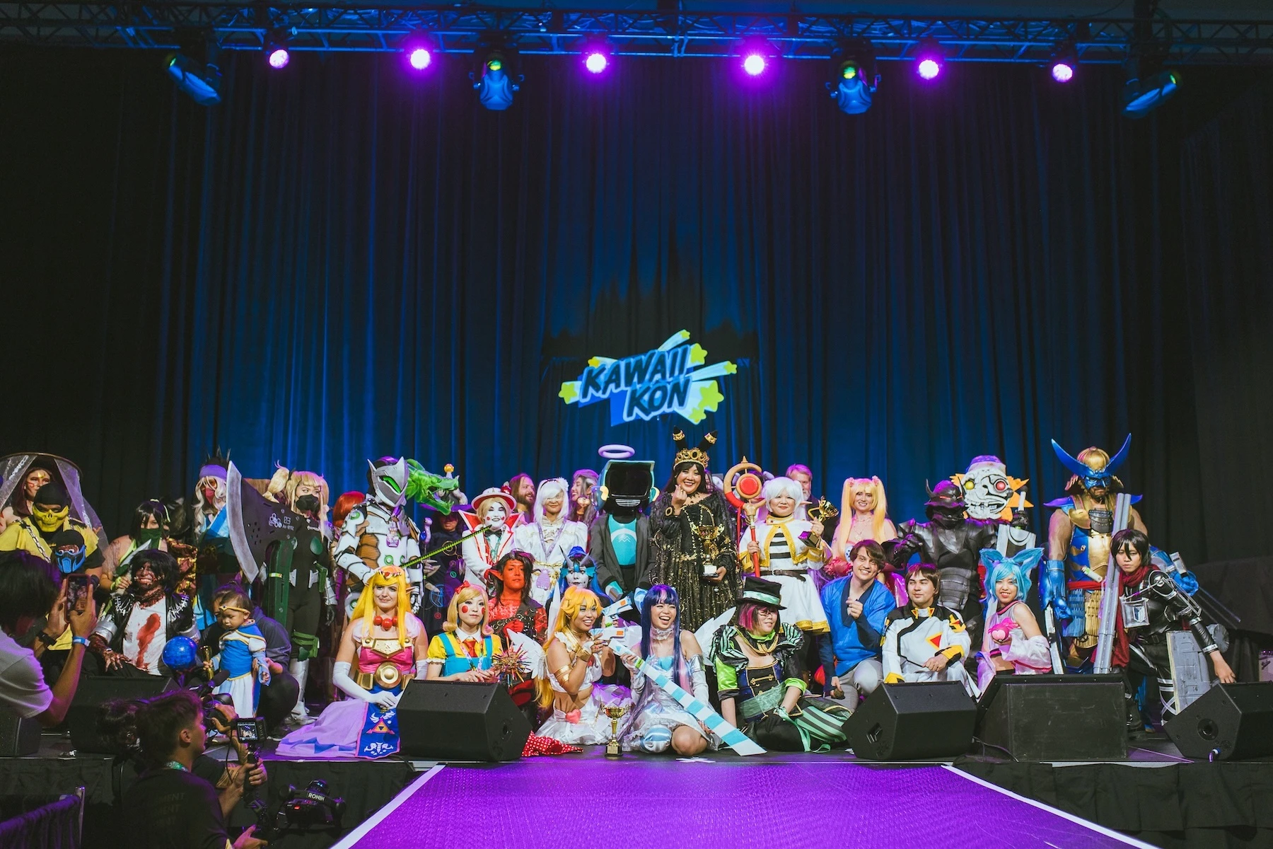Kawaii Kon consists of a variety of events, including a cosplay contest.