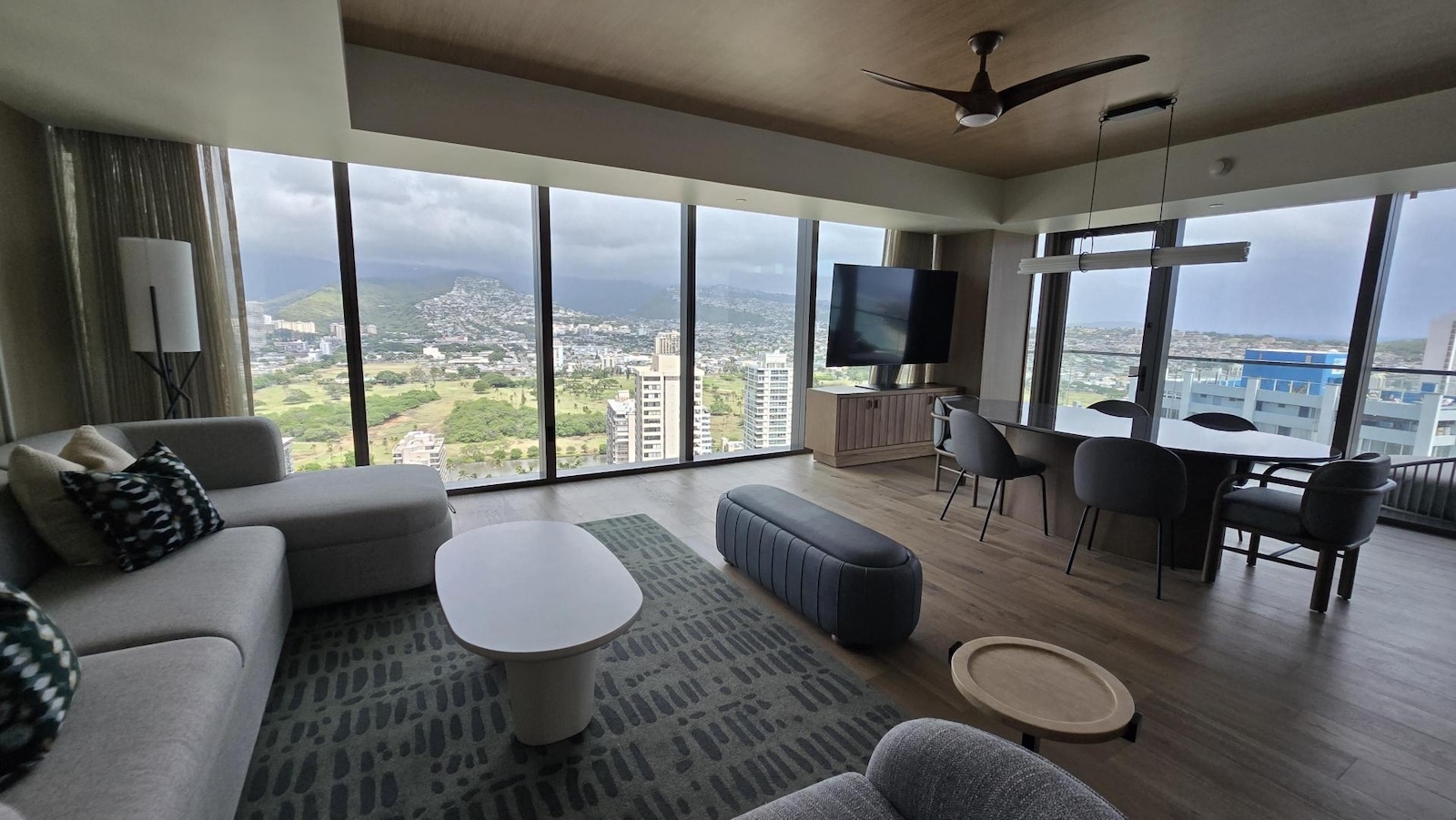This unit has mountain views.