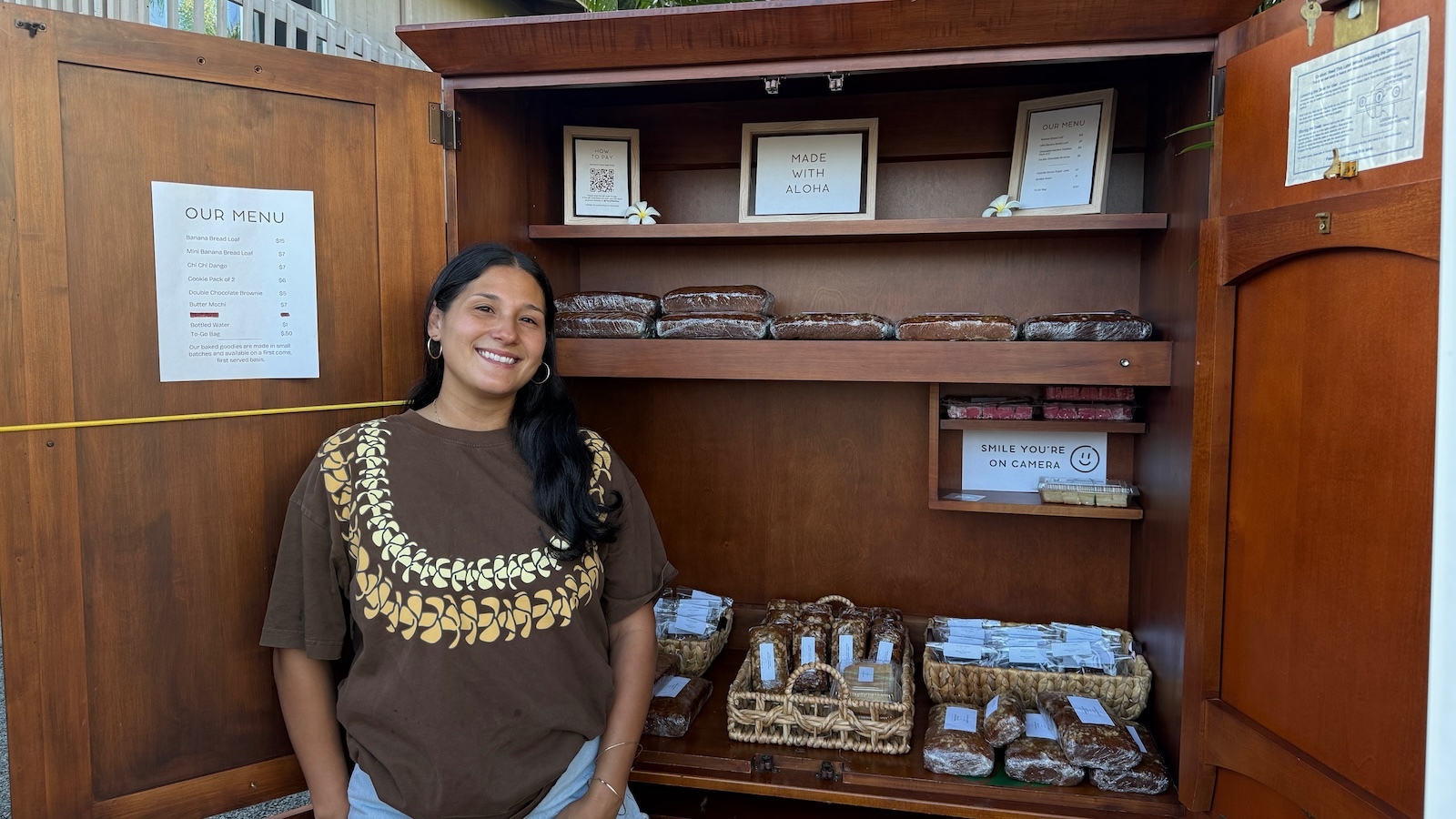 Kaamilo Sweets Stand owner