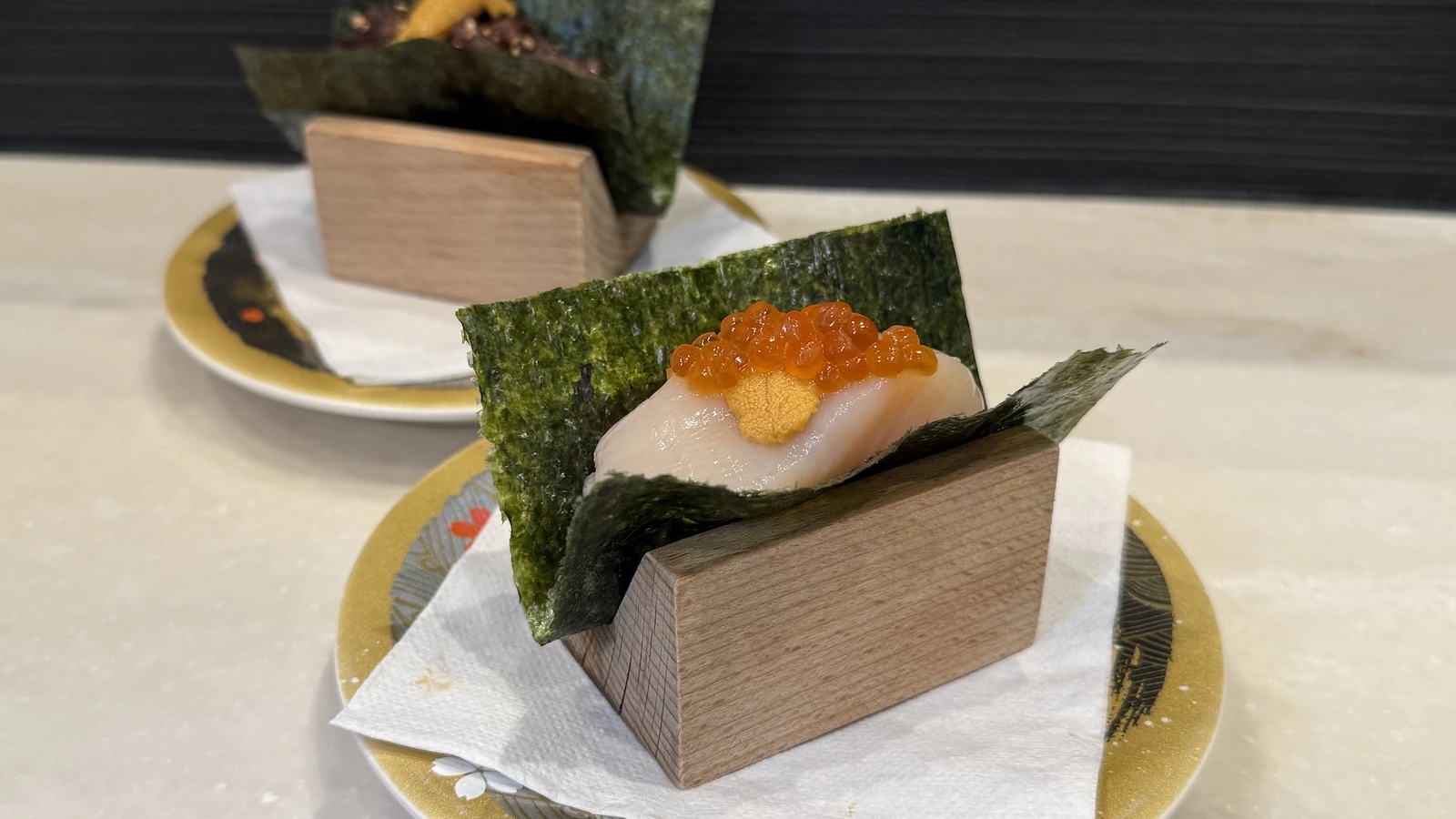 Hokkaido seafood handroll