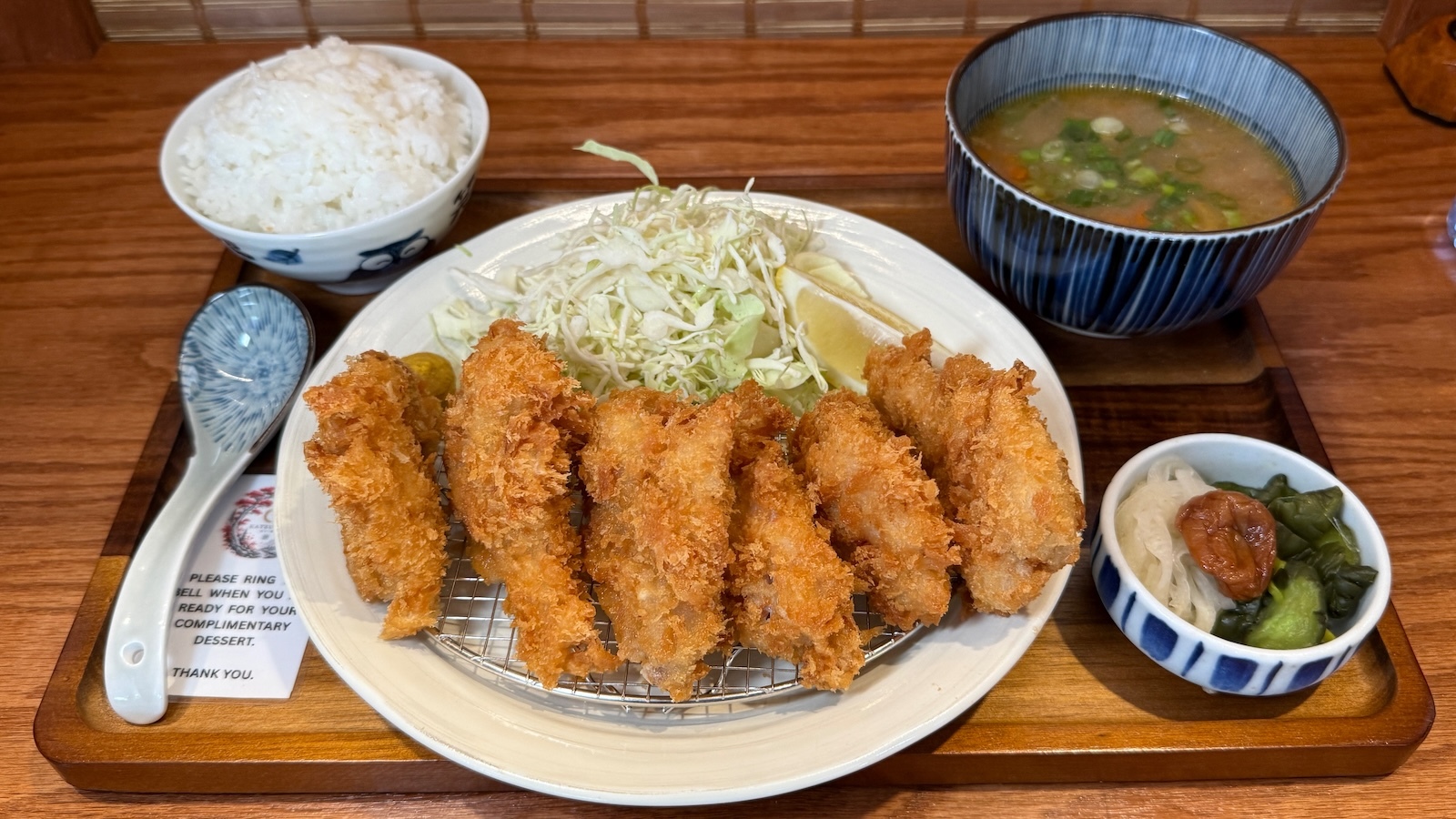 chicken katsu set