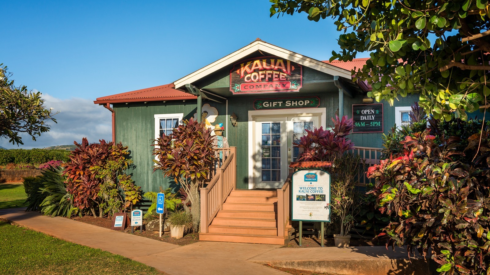 The Kaua‘i Coffee Co. Visitor Center.