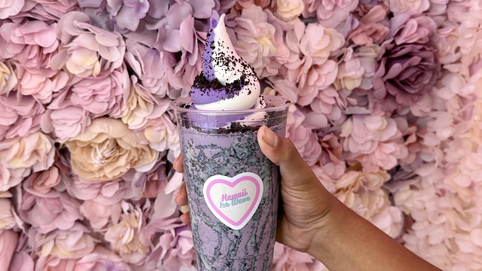 ube Oreo milkshake