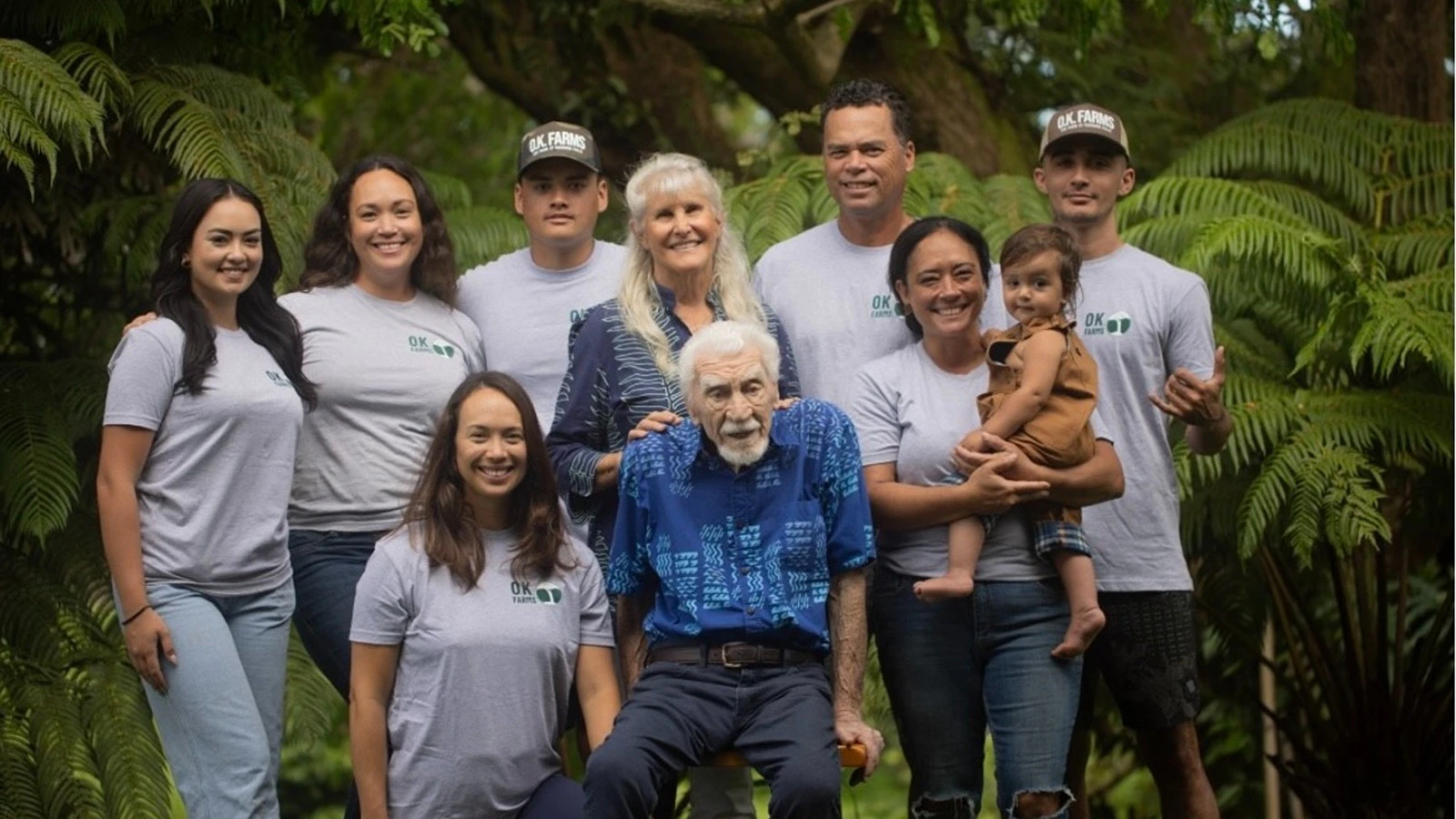 The Keolanui and Olson families.
