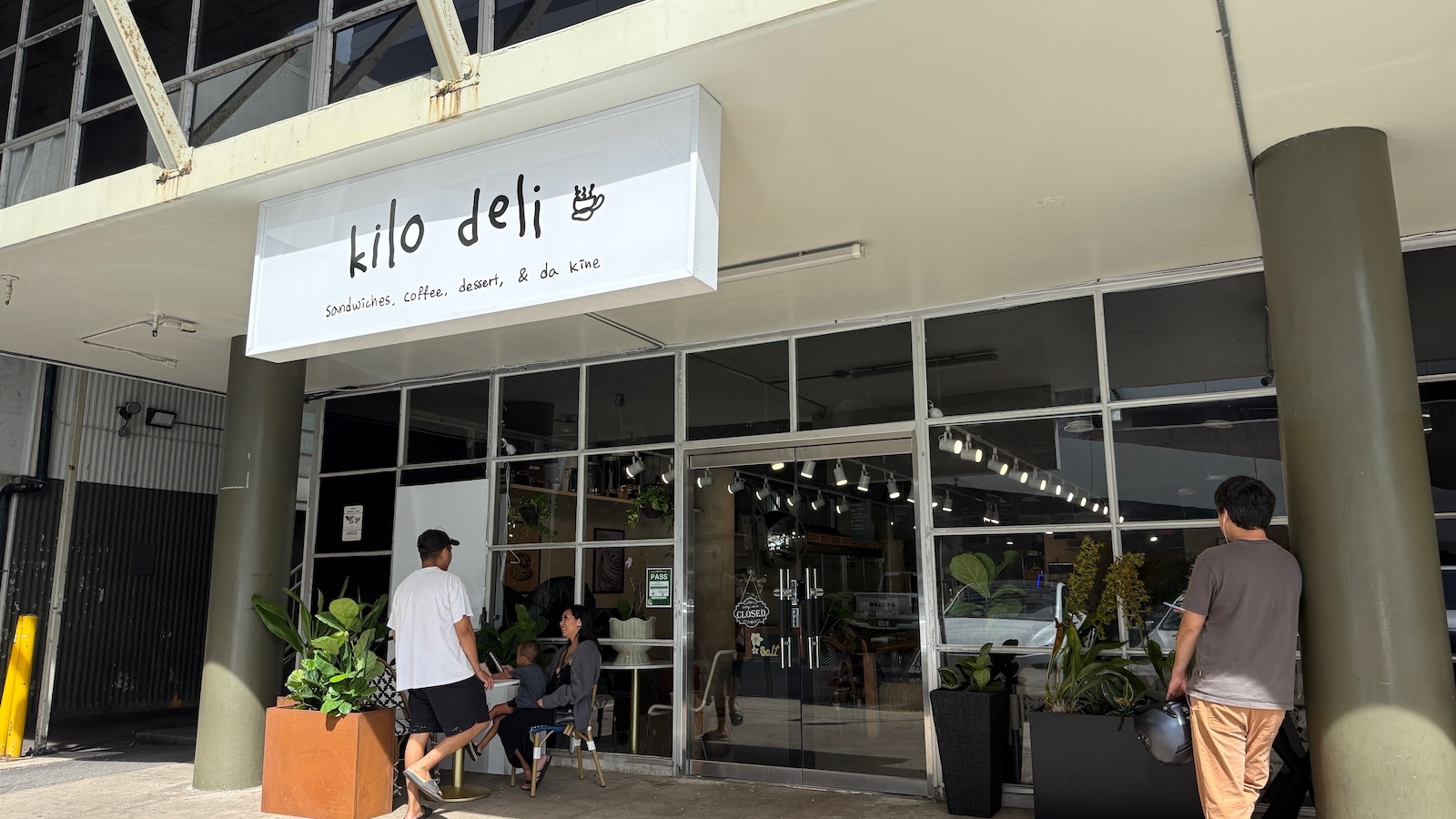 Kilo Deli sign