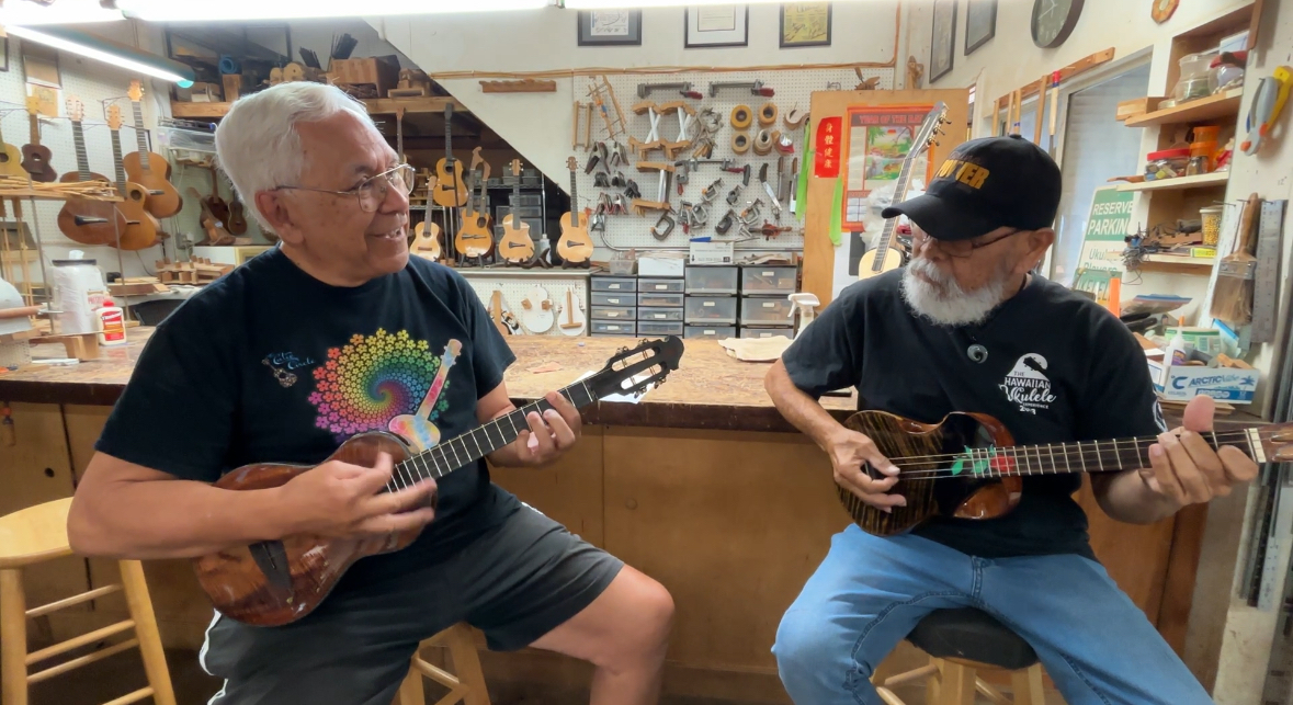 Oʻahu ʻukelele builder Manny Halican talks story in new Hawaiʻi State Archives show