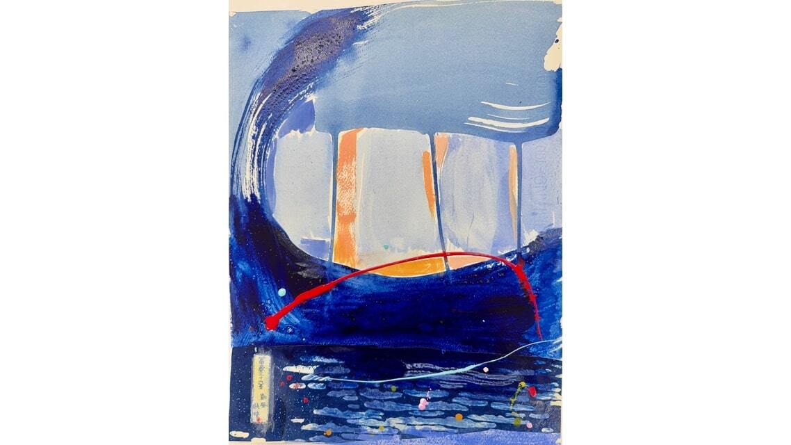 “Kintsugi Joy" runs Nov. 18 through Dec. 14 and includes this piece, "Kintsugi Wave."