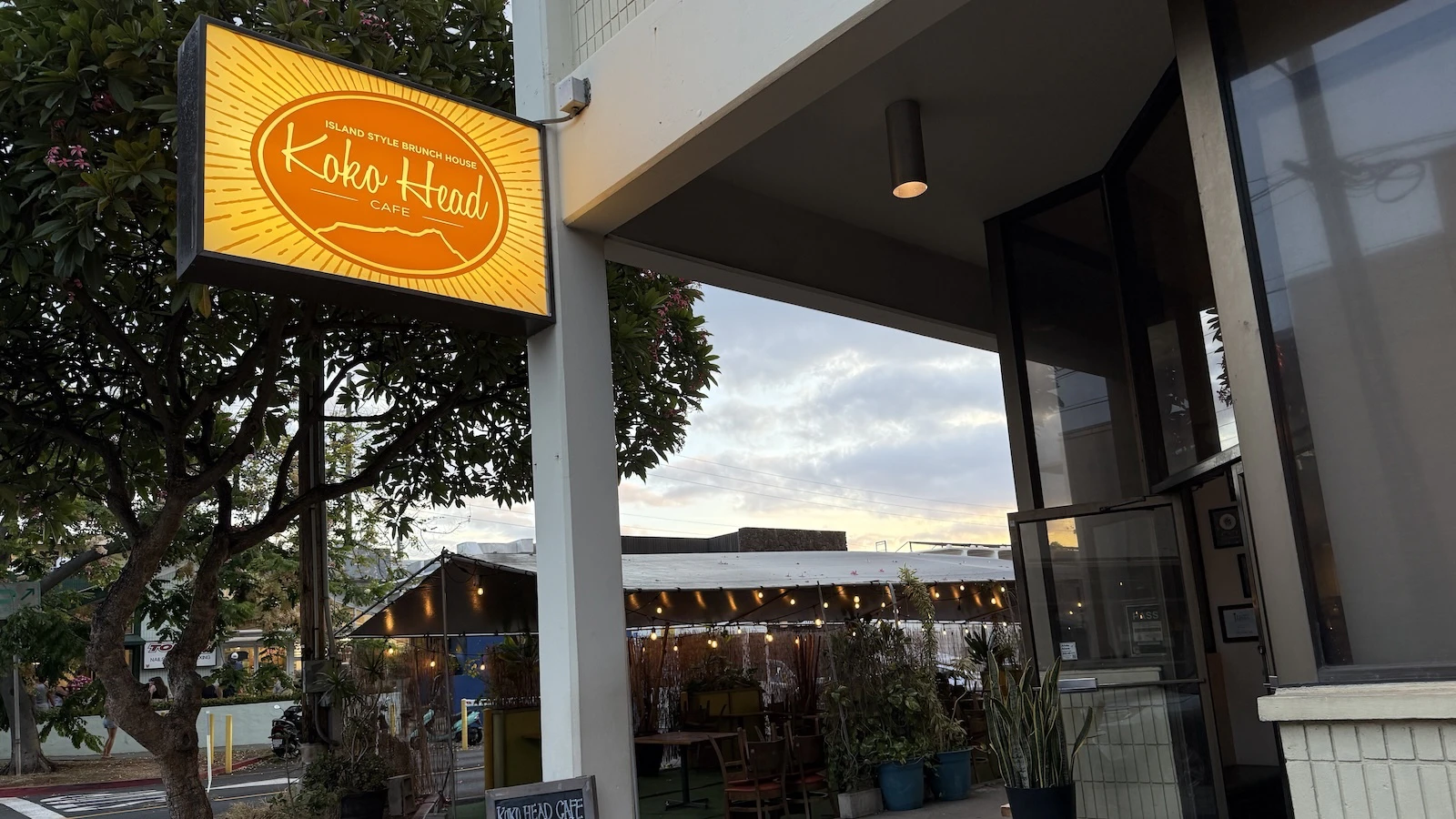 Koko Head Cafe sign