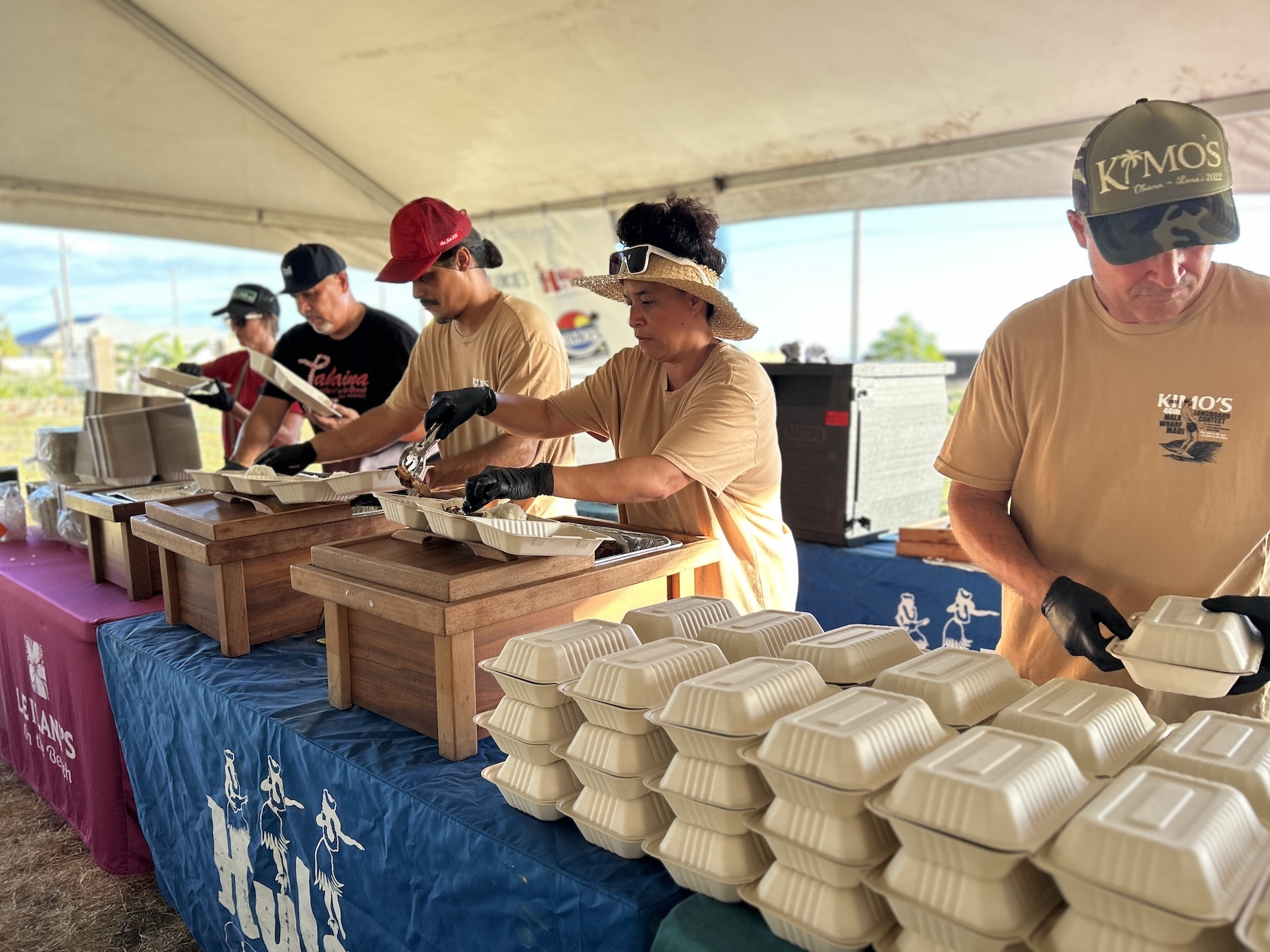 Complimentary meals at the event were served by T S Restaurants, which on Maui includes Kimo’s, Duke’s, Hula Grill Kaanapali and Leilani’s on the Beach.