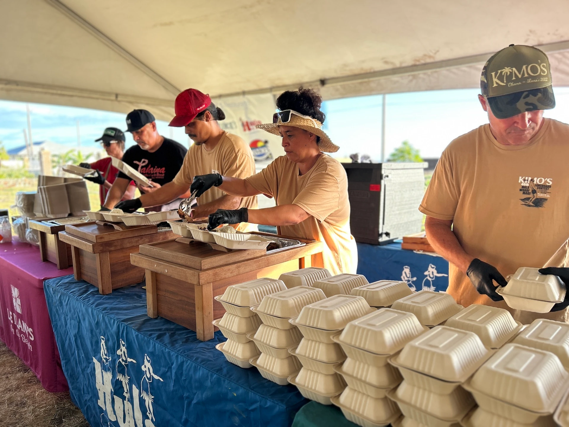 Complimentary meals at the event were served by T S Restaurants, which on Maui includes Kimo’s, Duke’s, Hula Grill Kaanapali and Leilani’s on the Beach.
