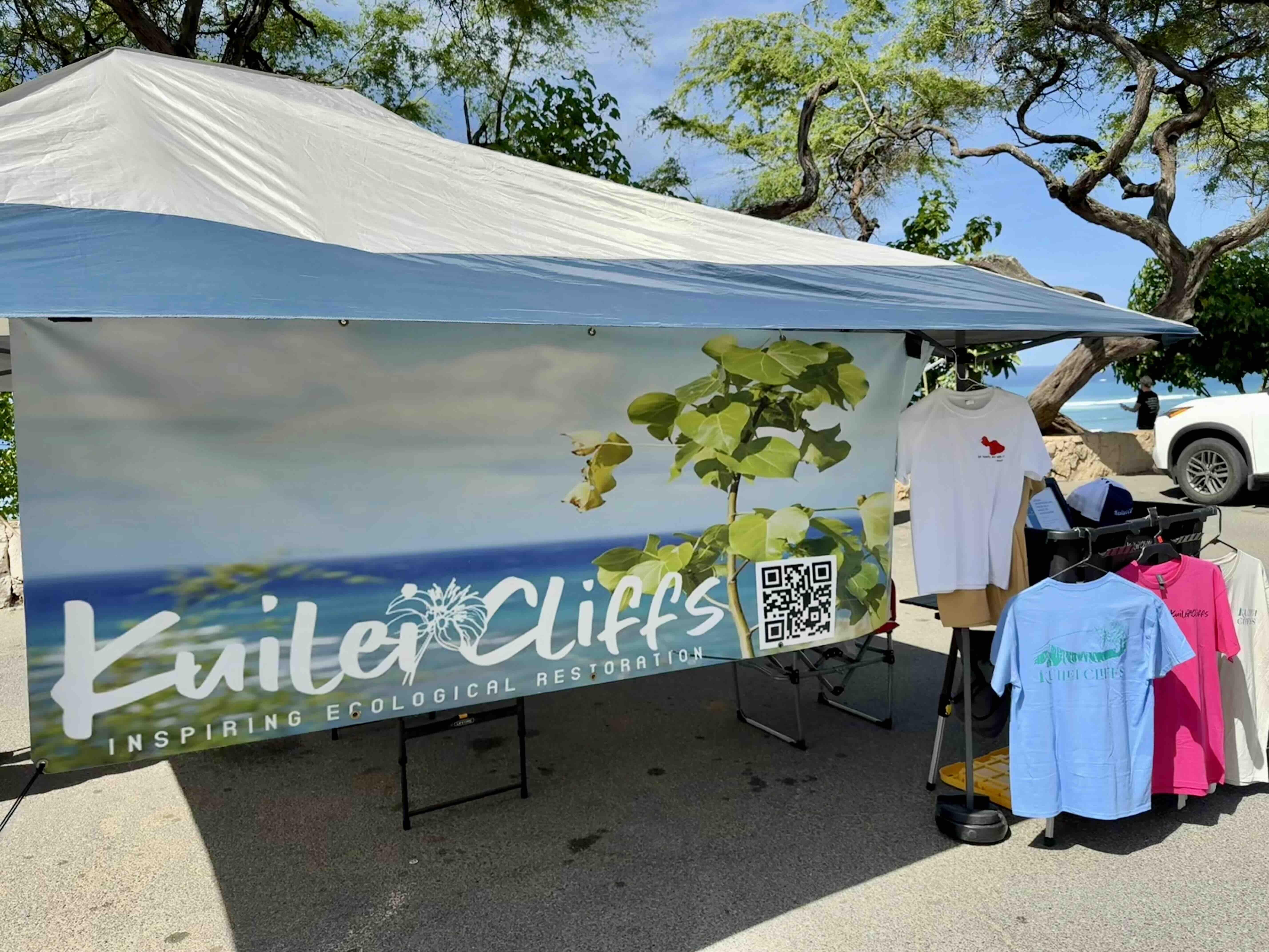 Kuilei Cliffs, a grassroots nonprofit started by a small group of local surfers aiming to restore the environmental ecosystem and natural beauty of Diamond Head, or Lēʻahi. Photo by Kelsey Kukaua Medeiros