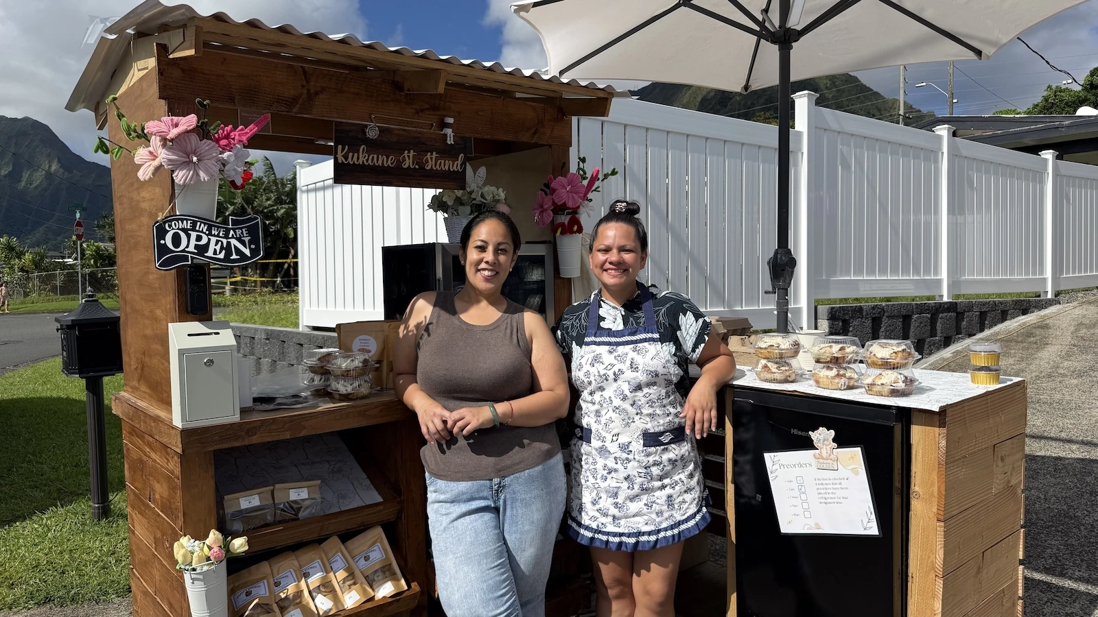Kukane Street Stand is a new bake stand in Kāneʻohe