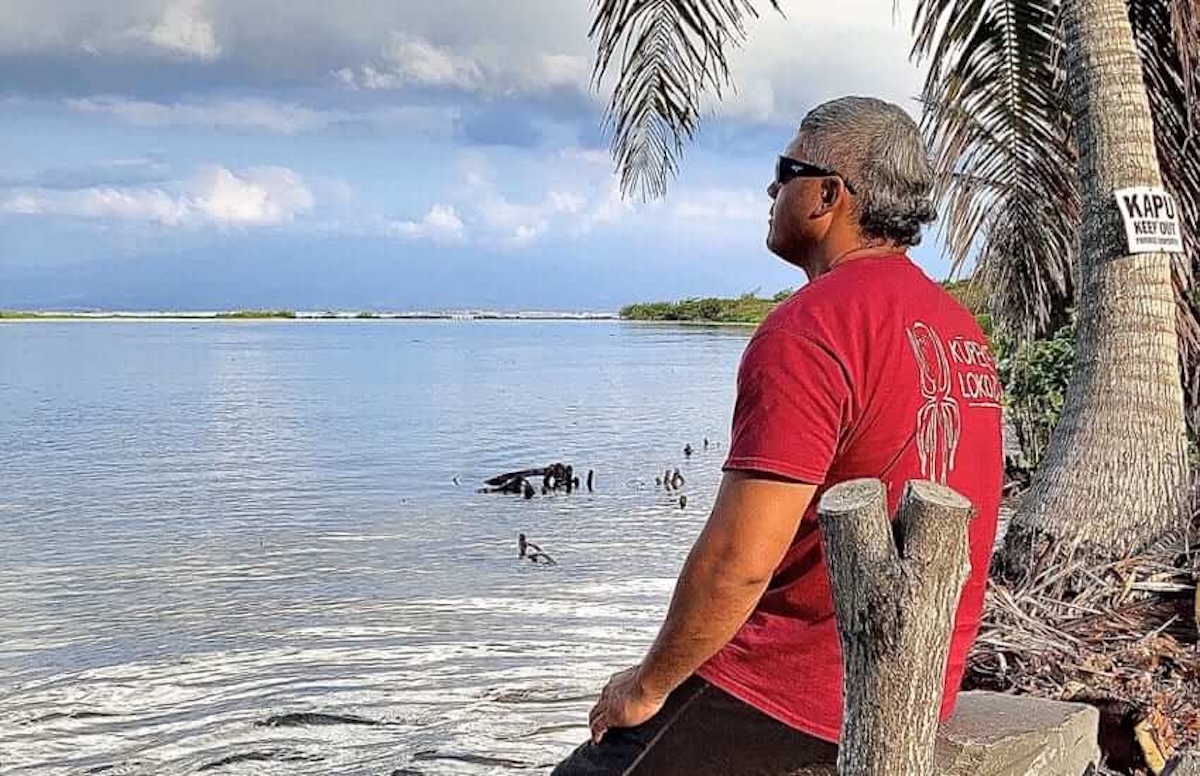 Laʻa Poepoe, lead caretaker for nonprofit Kūpeke Ahupuaʻa, envisions the total restoration of Ahupuaʻa Kūpeke, beginning with the rehabilitation of the fishpond. Courtesy photos provided to Ka Wai Ola.