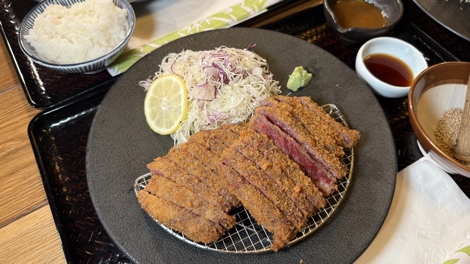 Kyoto Katsuda, which specializes in premium beef katsu, is now open in Honolulu