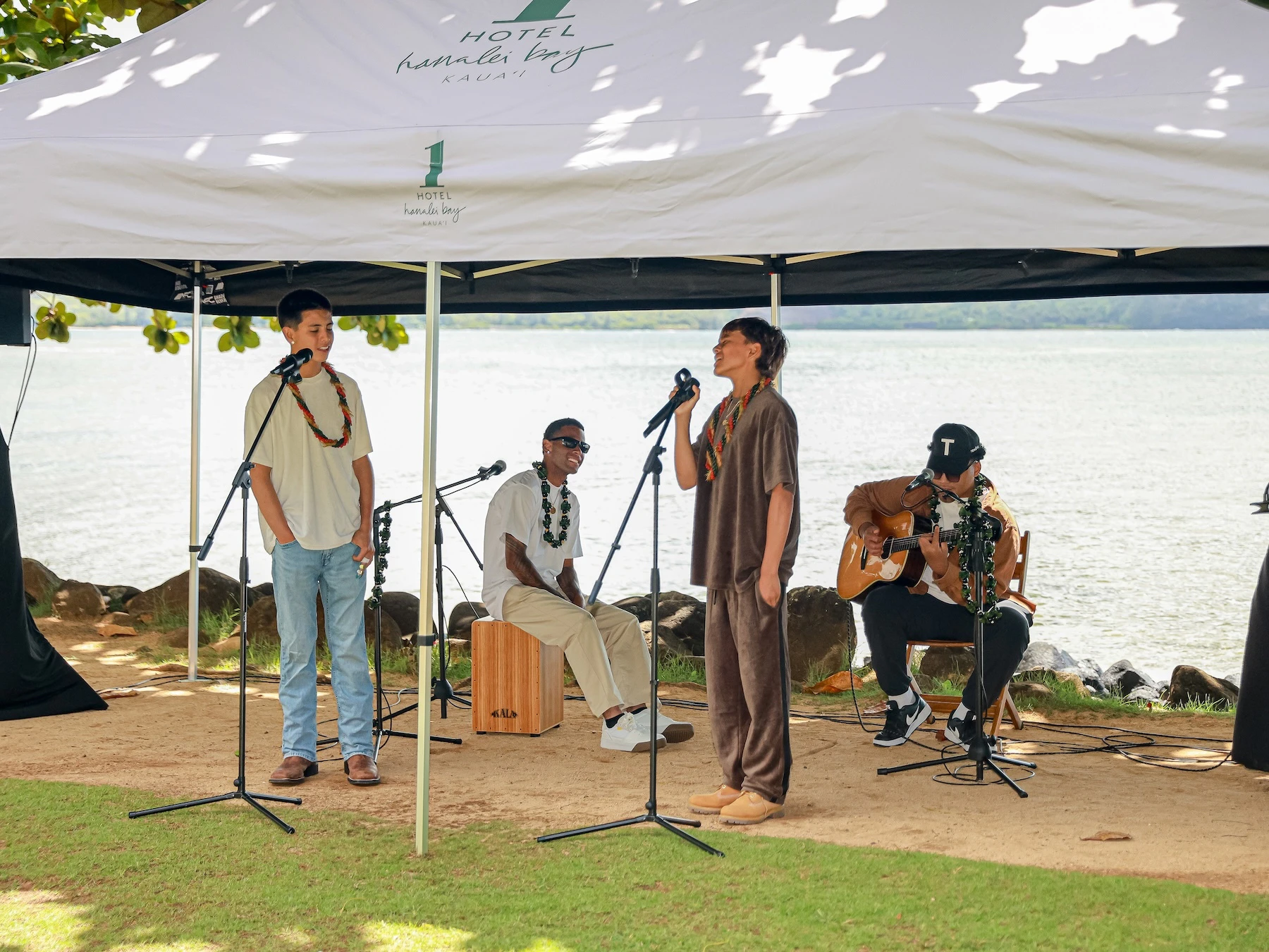 Nyjah Music and Zyah Rhythm performed the song “Burning Love,” which was produced by their uncle, Bruno Mars and is featured in the movie “Lilo & Stitch.”